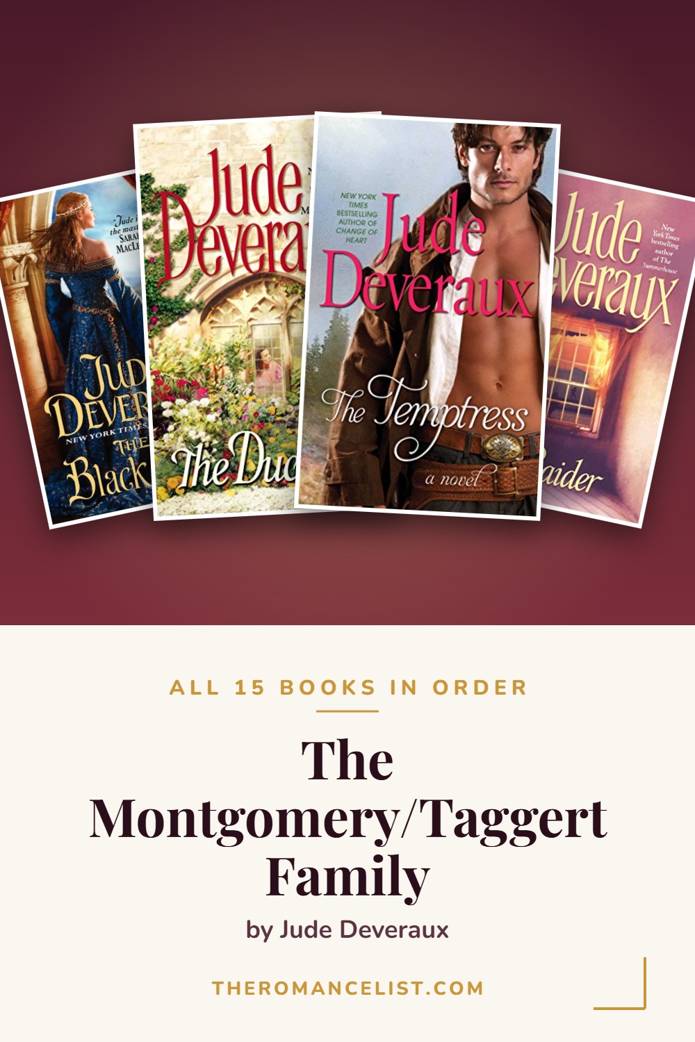 The Montgomery/Taggert Family by Jude Deveraux — books in order