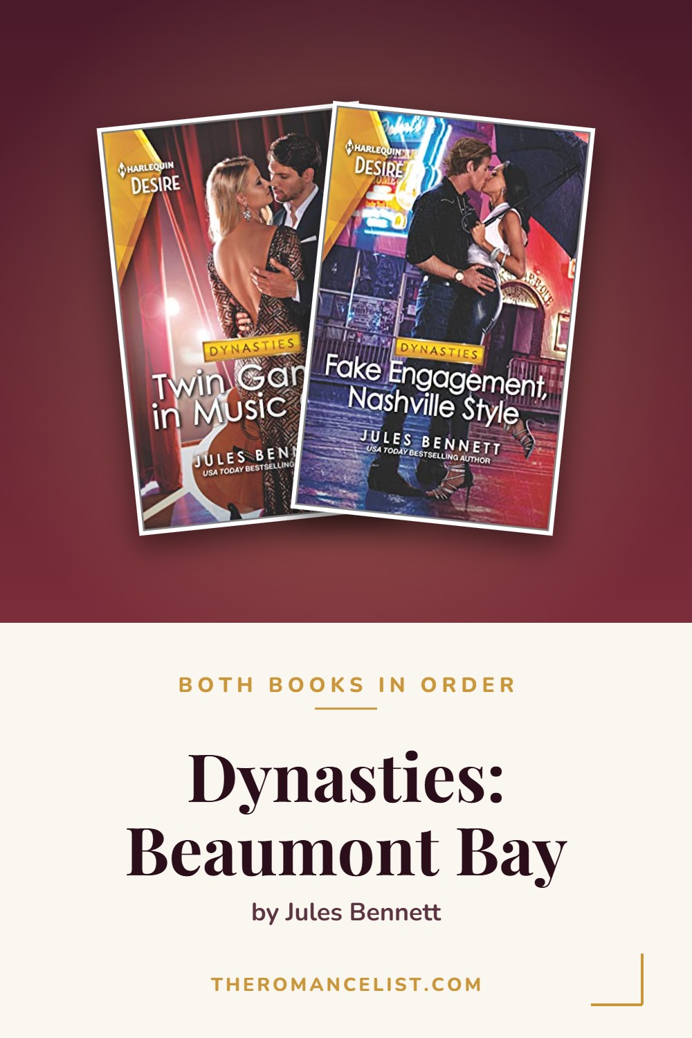 Dynasties: Beaumont Bay by Jules Bennett — books in order