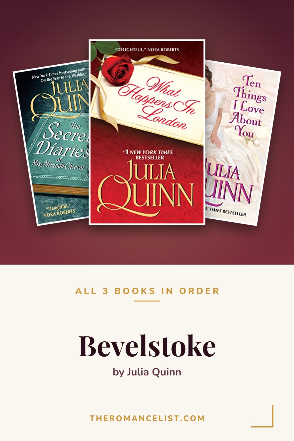 Bevelstoke by Julia Quinn — books in order