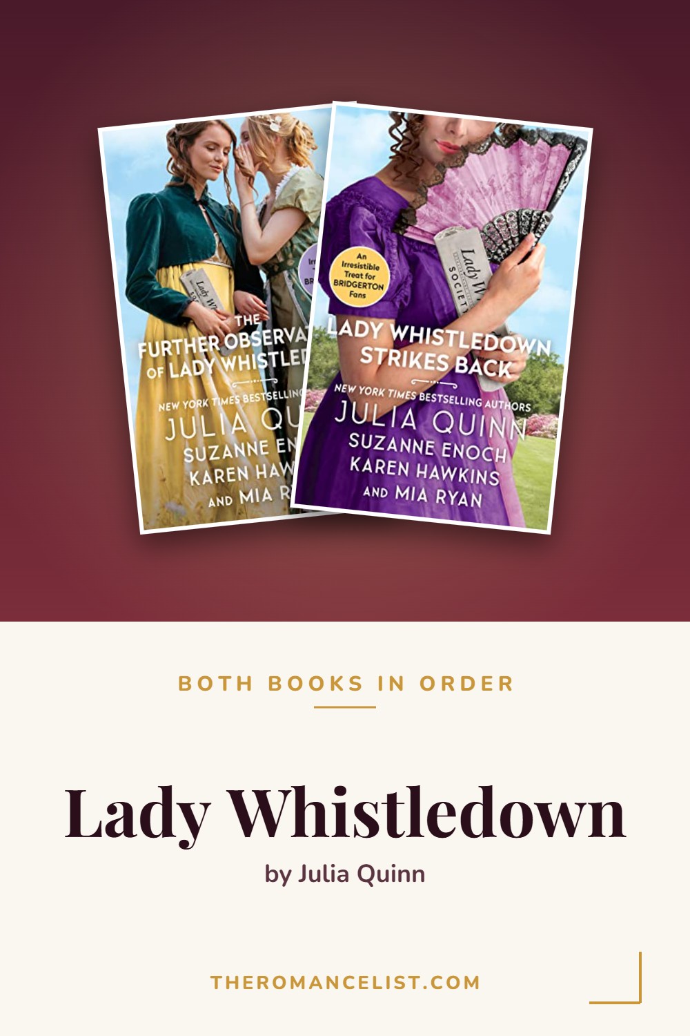Lady Whistledown by Julia Quinn — books in order
