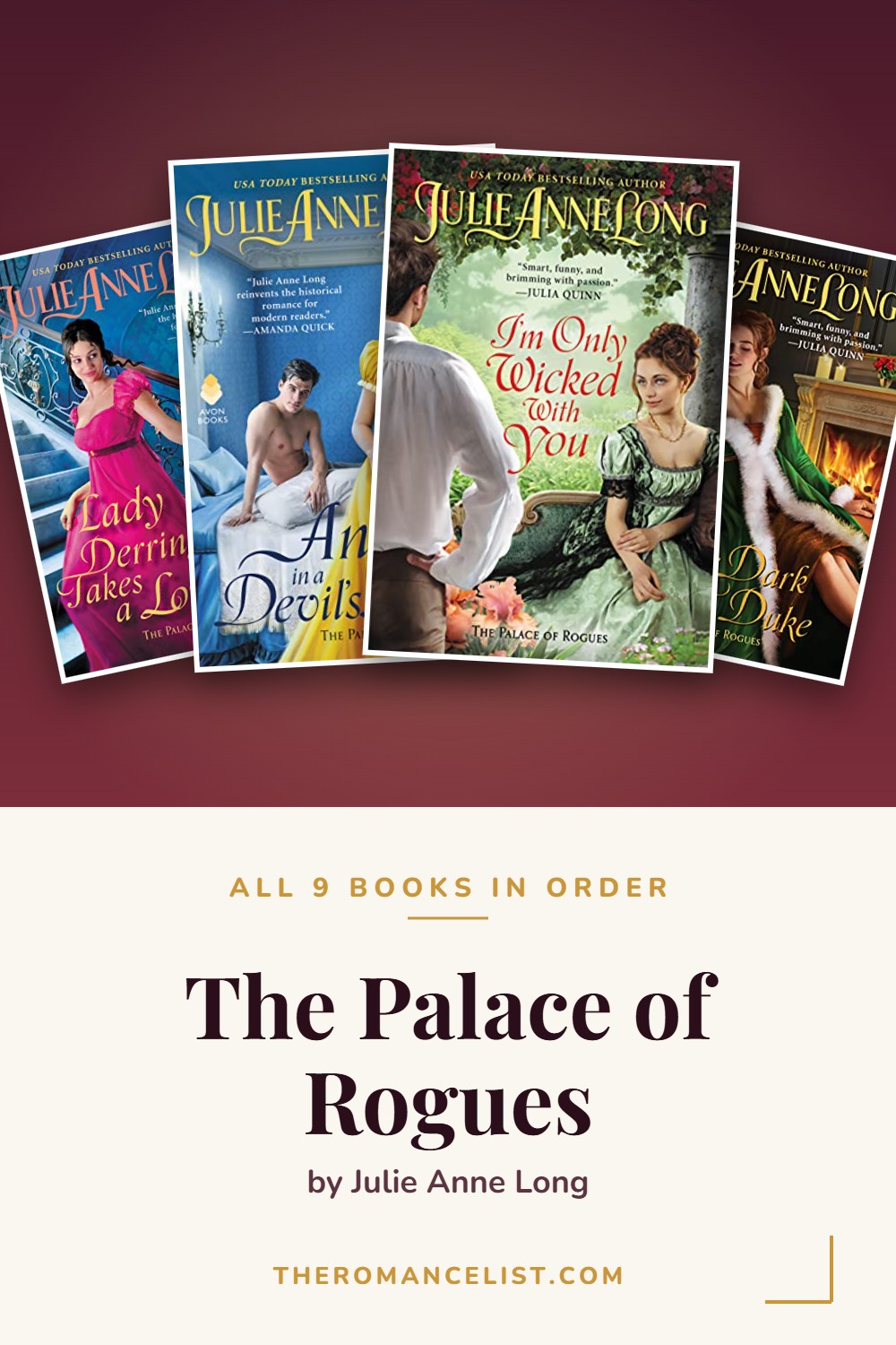 The Palace of Rogues by Julie Anne Long — books in order