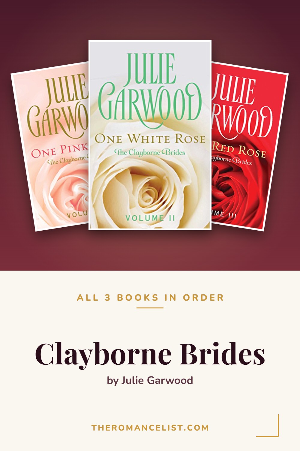Clayborne Brides by Julie Garwood — books in order