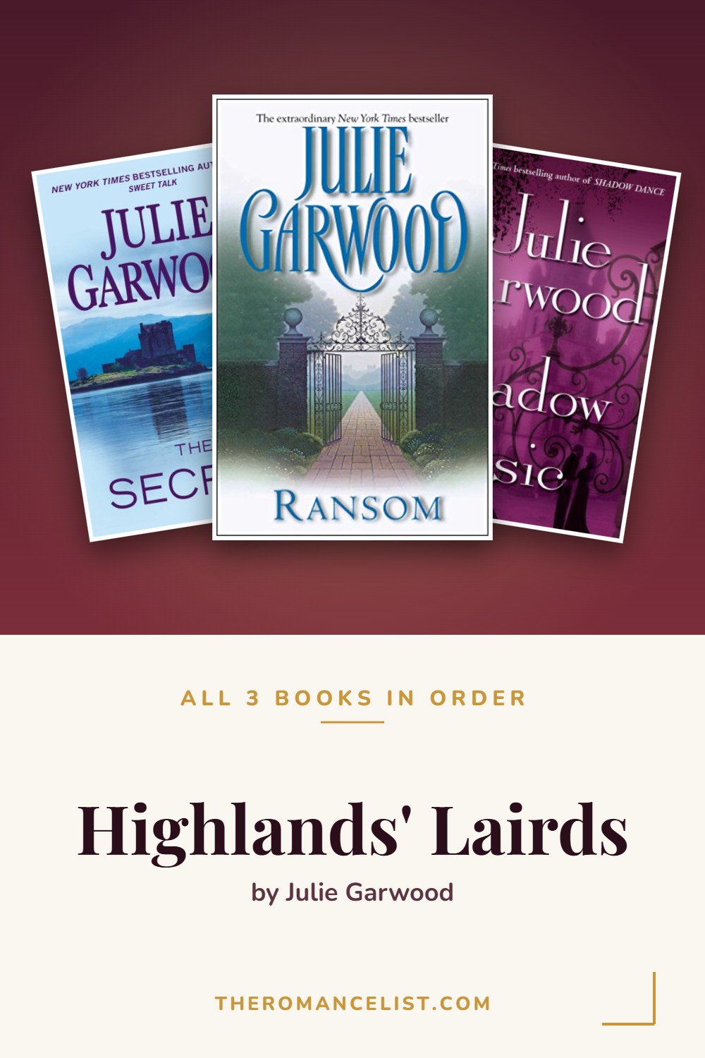 Highlands' Lairds by Julie Garwood — books in order