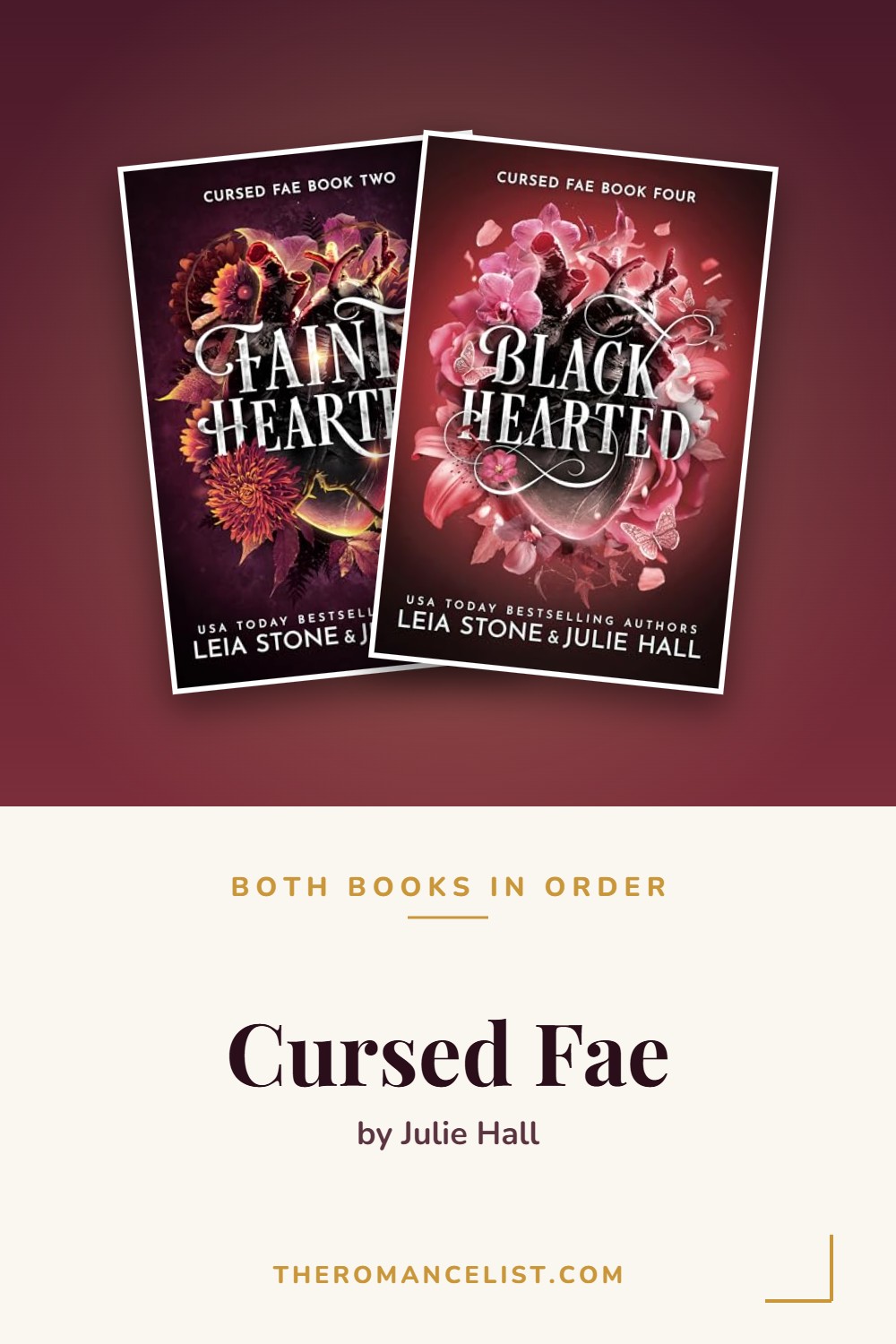 Cursed Fae by Julie Hall — books in order