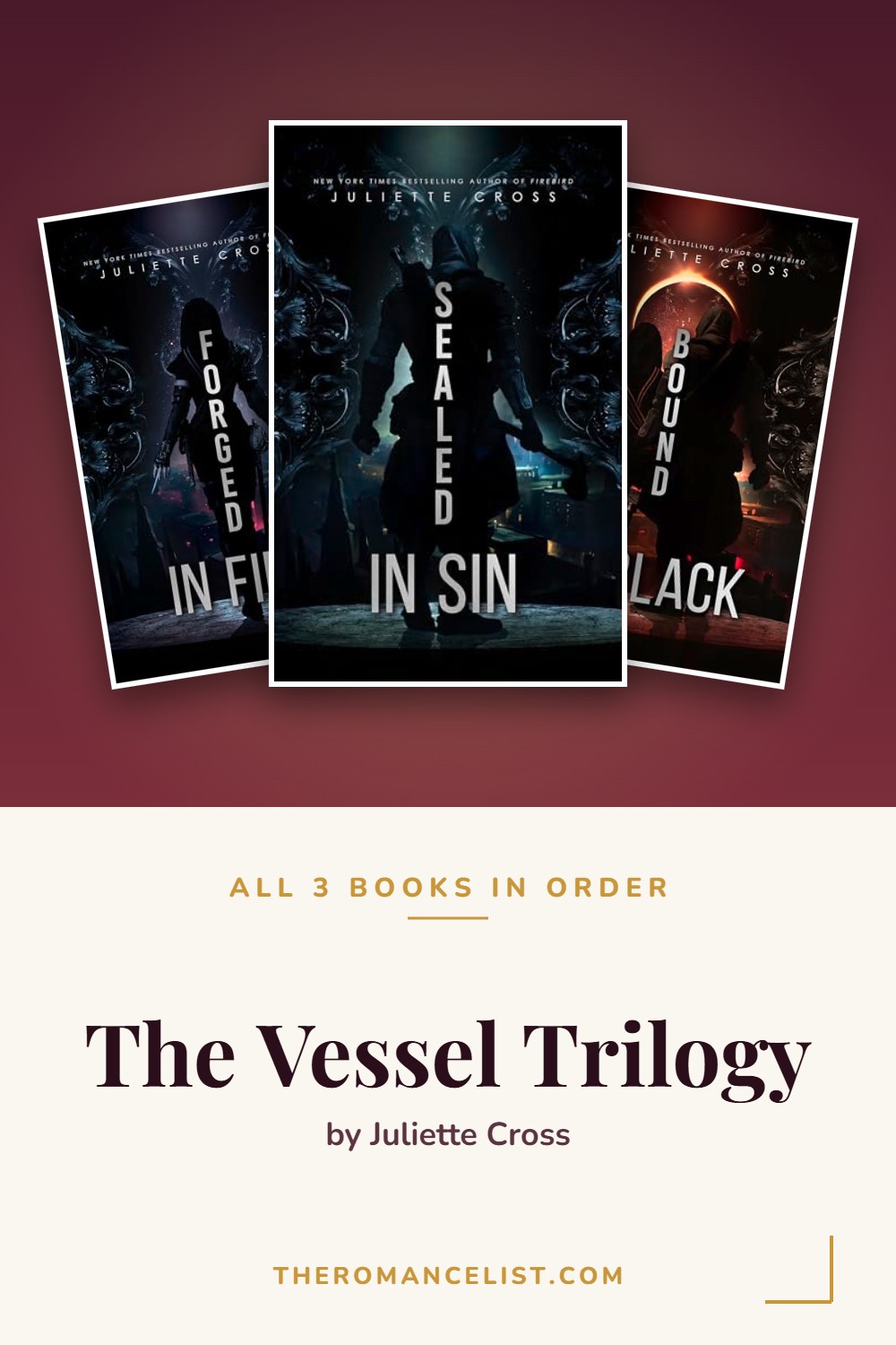 The Vessel Trilogy by Juliette Cross — books in order