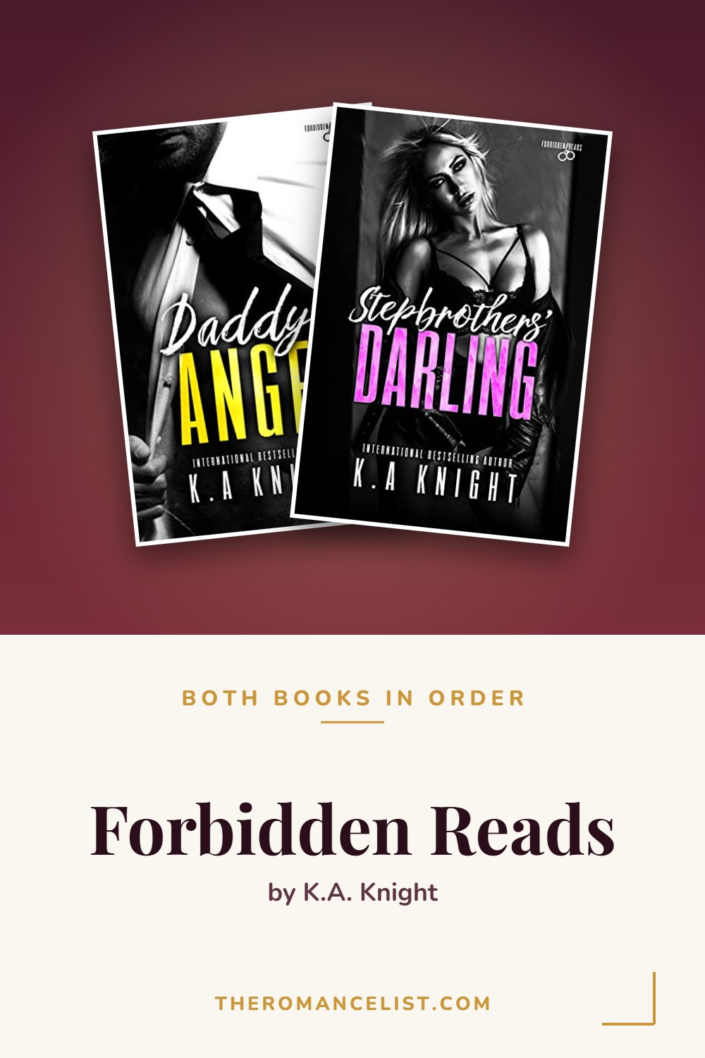 Forbidden Reads by K.A. Knight — books in order