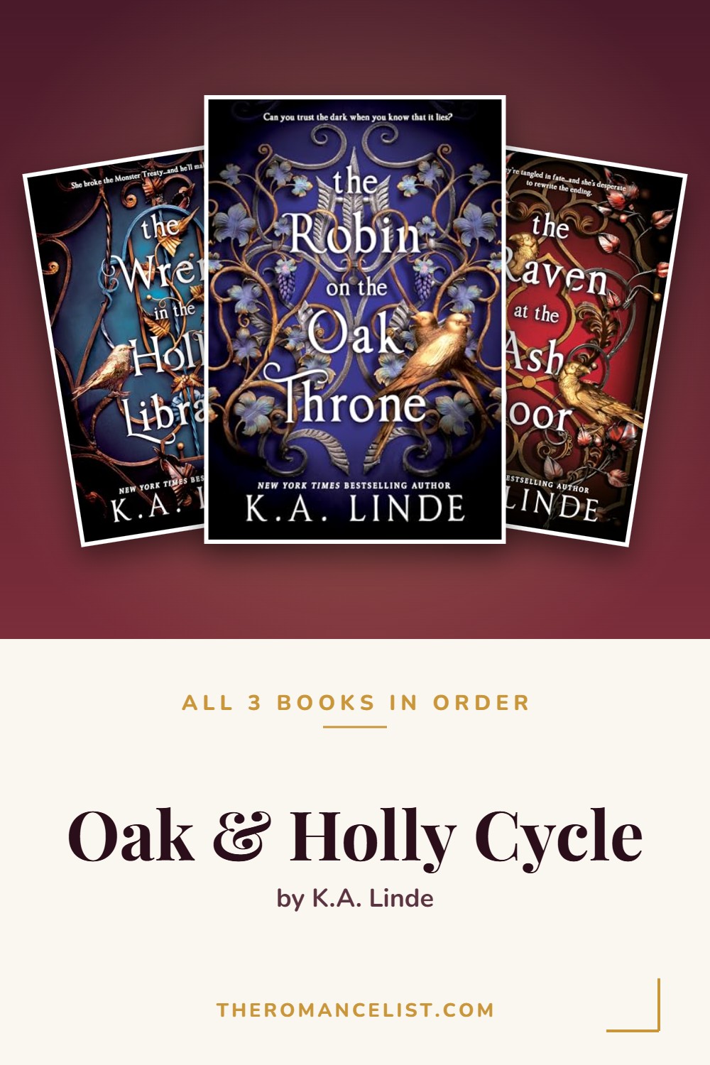 Oak & Holly Cycle by K.A. Linde — books in order