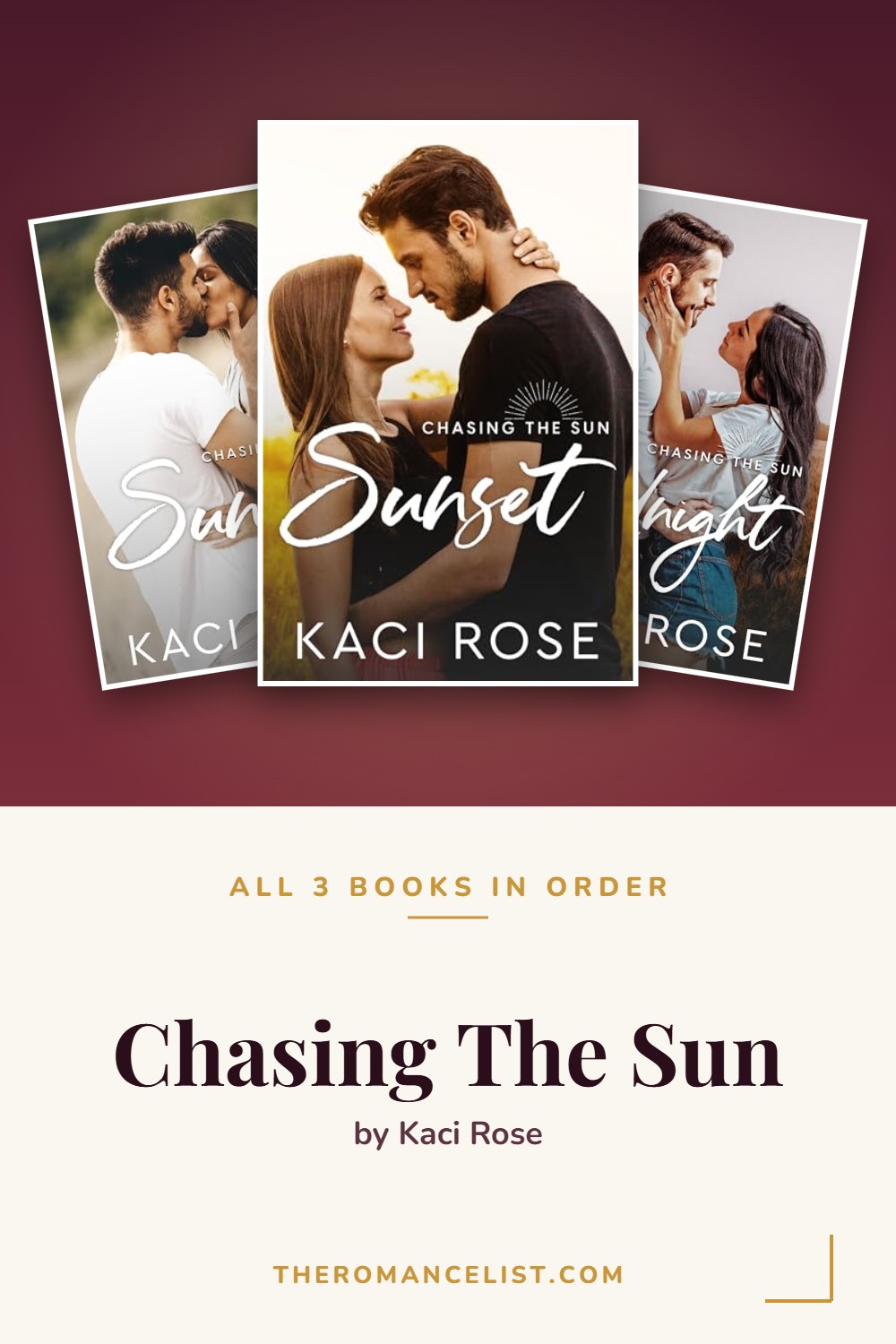 Chasing The Sun by Kaci Rose — books in order