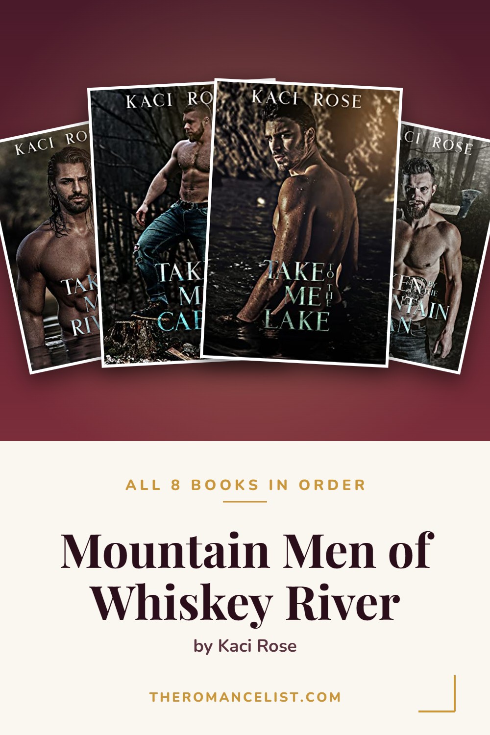 Mountain Men of Whiskey River by Kaci Rose — books in order