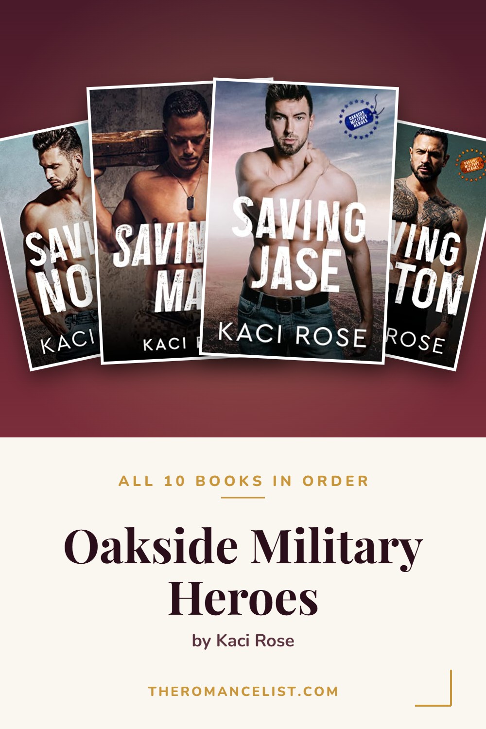 Oakside Military Heroes by Kaci Rose — books in order