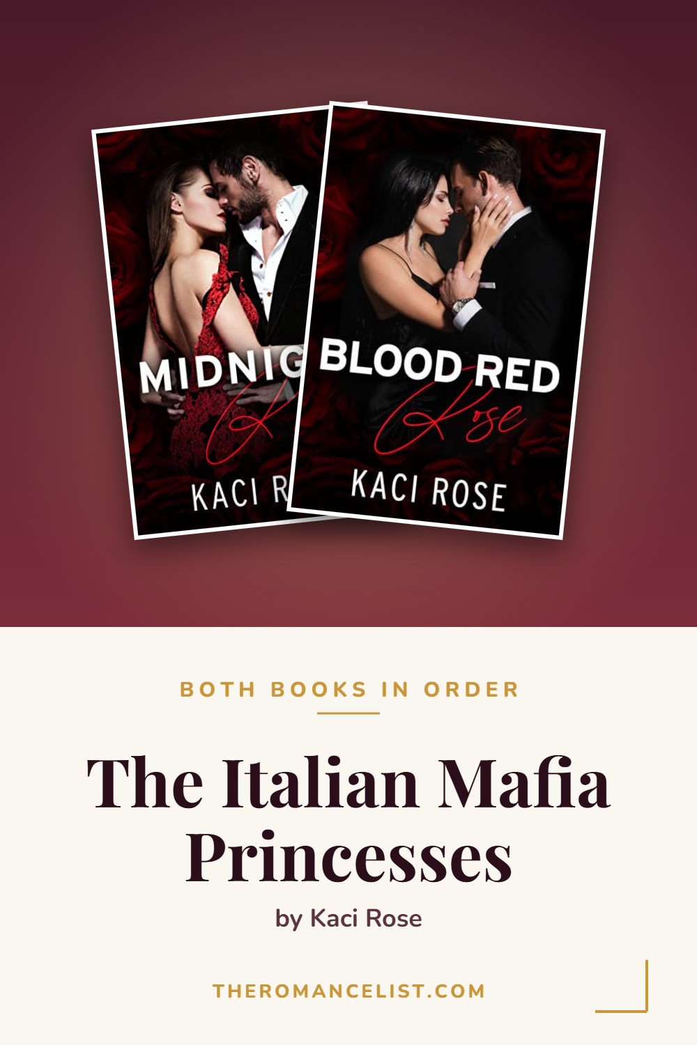 The Italian Mafia Princesses by Kaci Rose — books in order