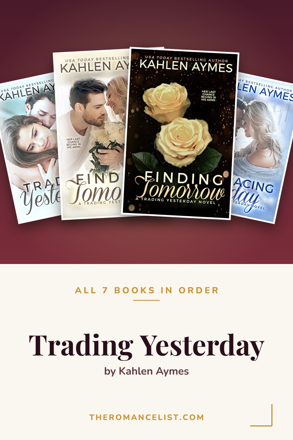 Trading Yesterday by Kahlen Aymes — books in order