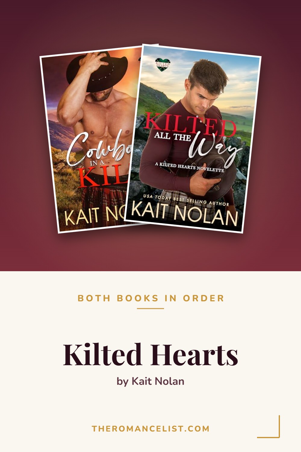 Kilted Hearts by Kait Nolan — books in order
