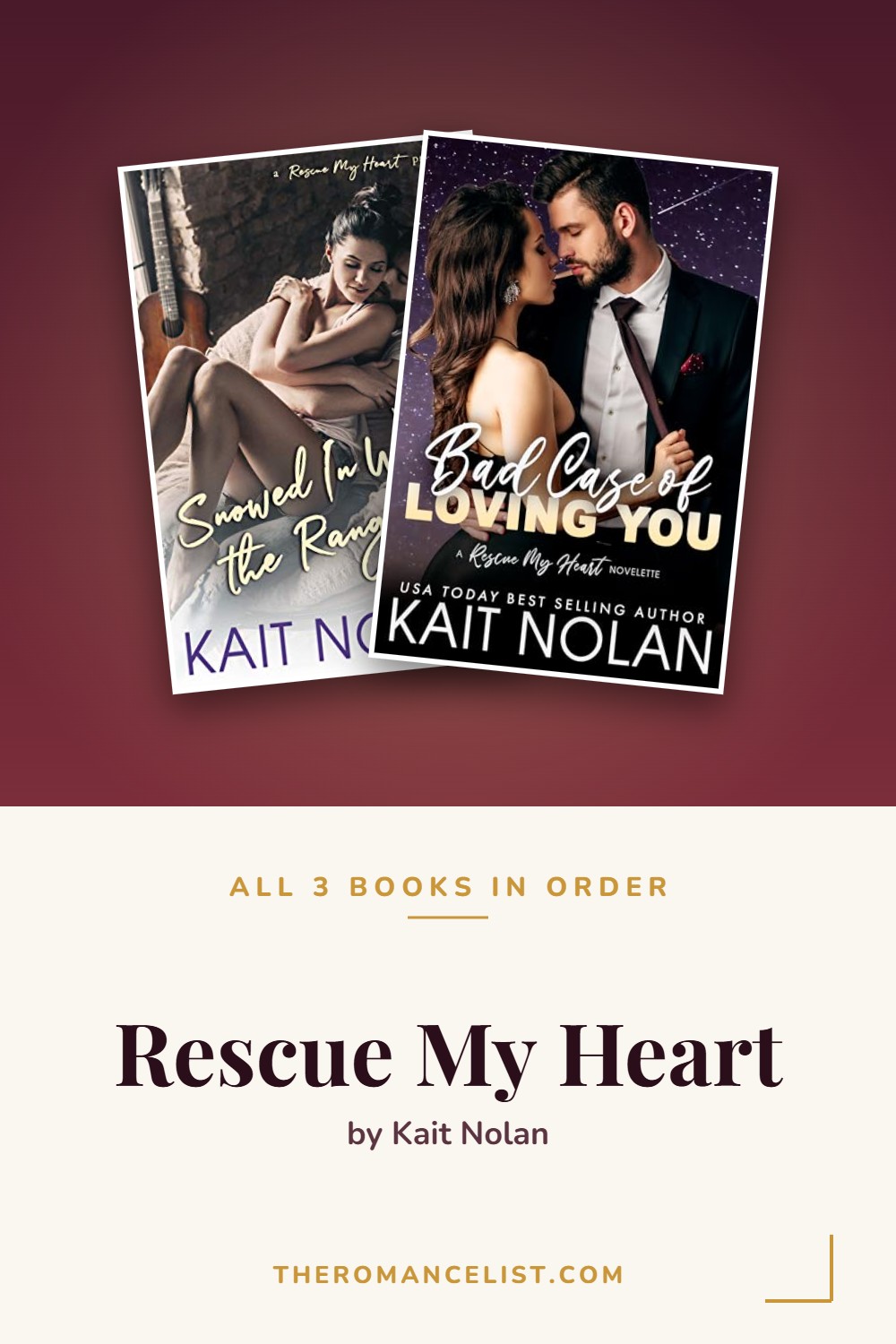 Rescue My Heart by Kait Nolan — books in order