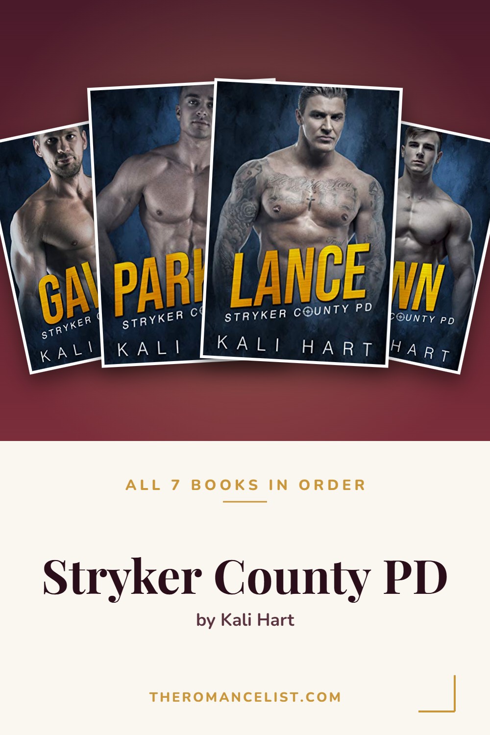 Stryker County PD by Kali Hart — books in order