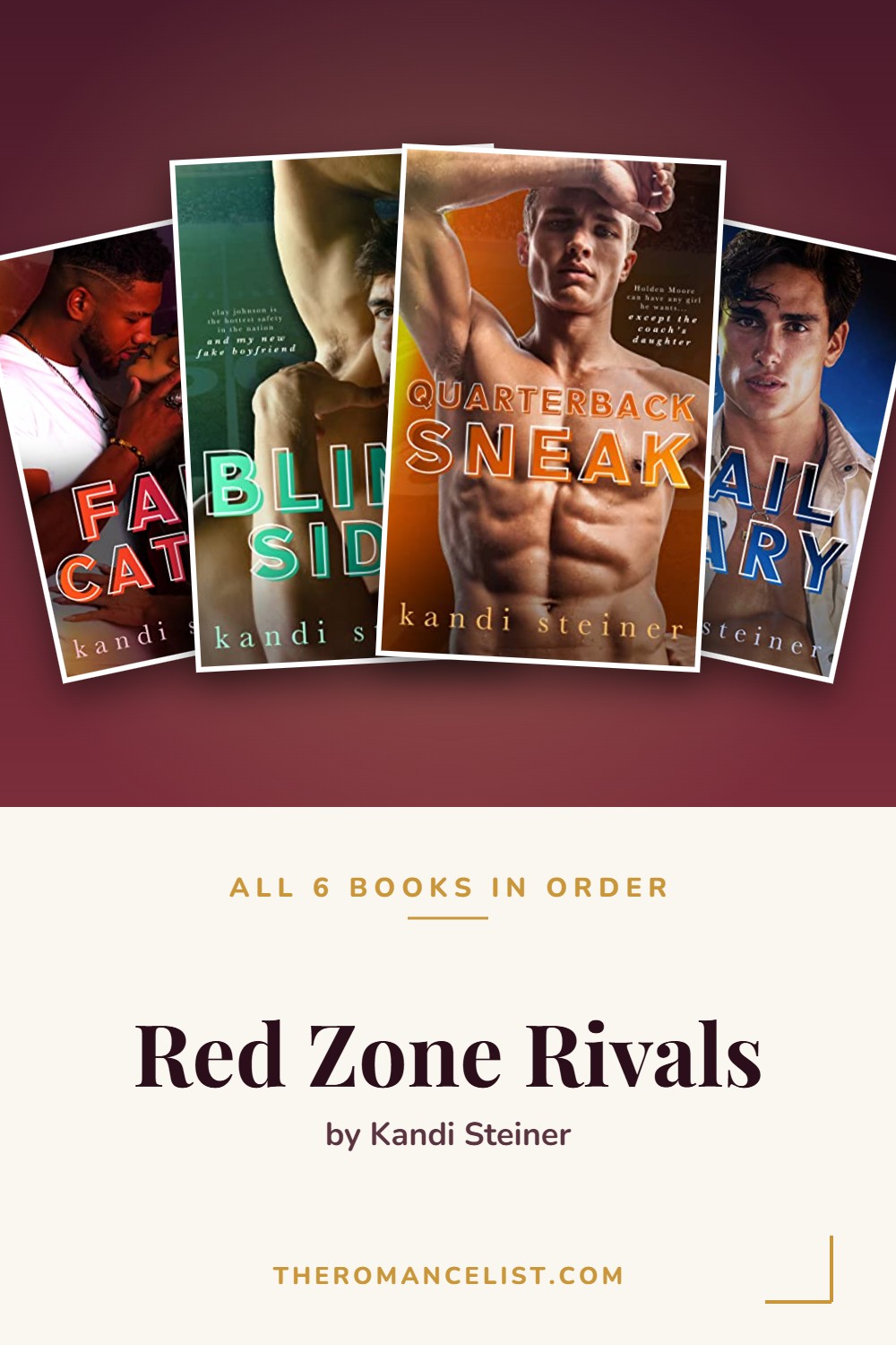 Red Zone Rivals by Kandi Steiner — books in order