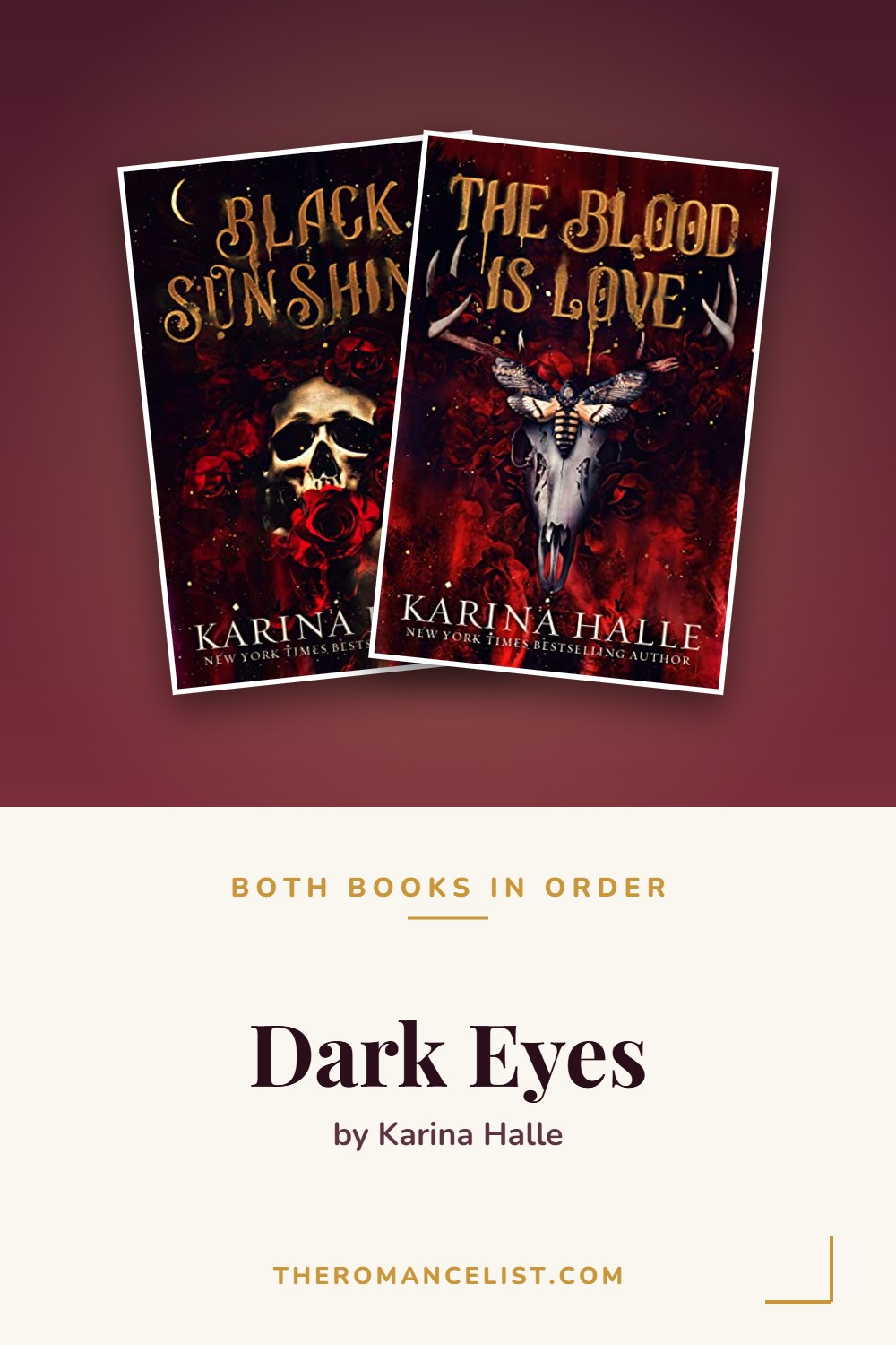 Dark Eyes by Karina Halle — books in order