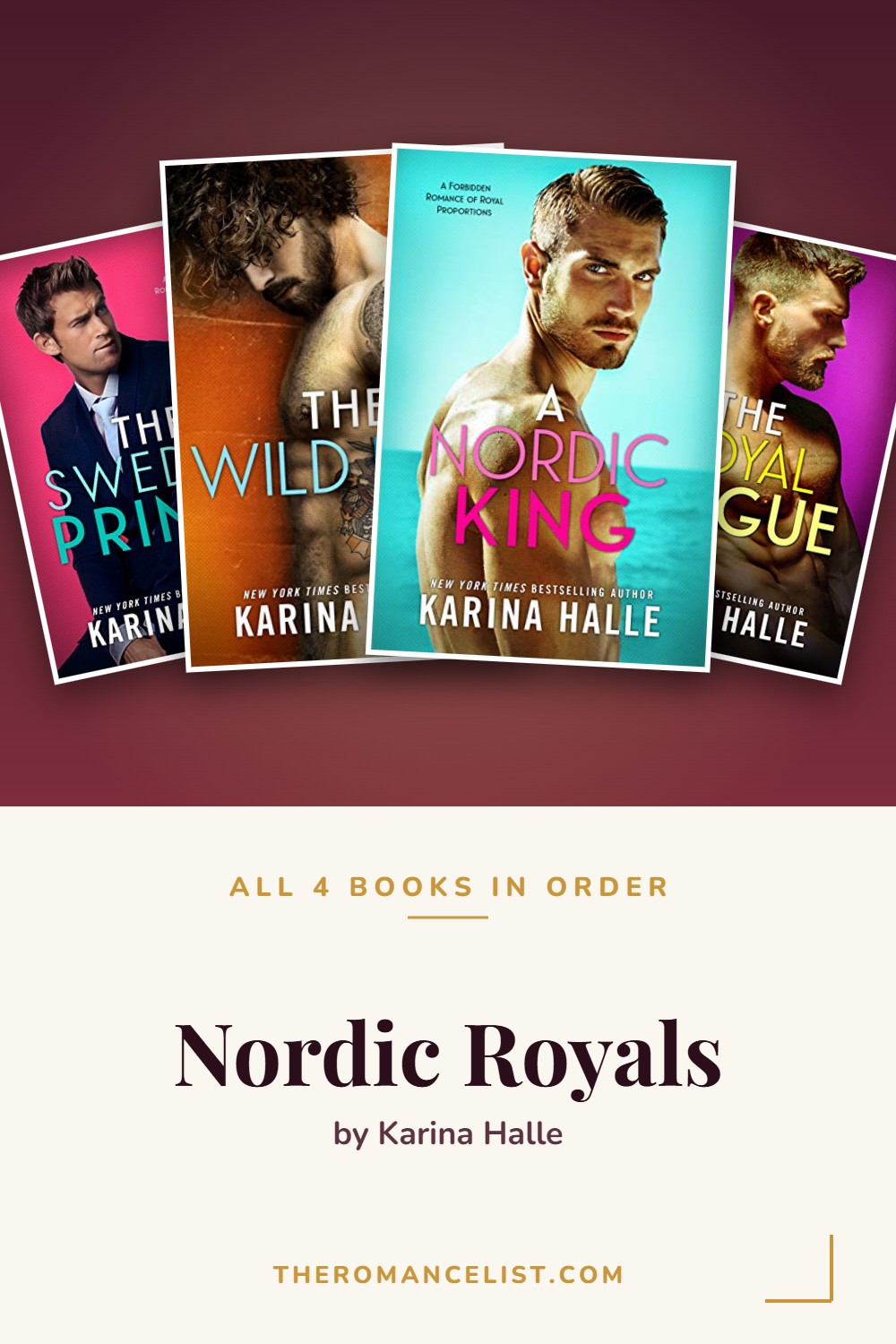 Nordic Royals by Karina Halle — books in order