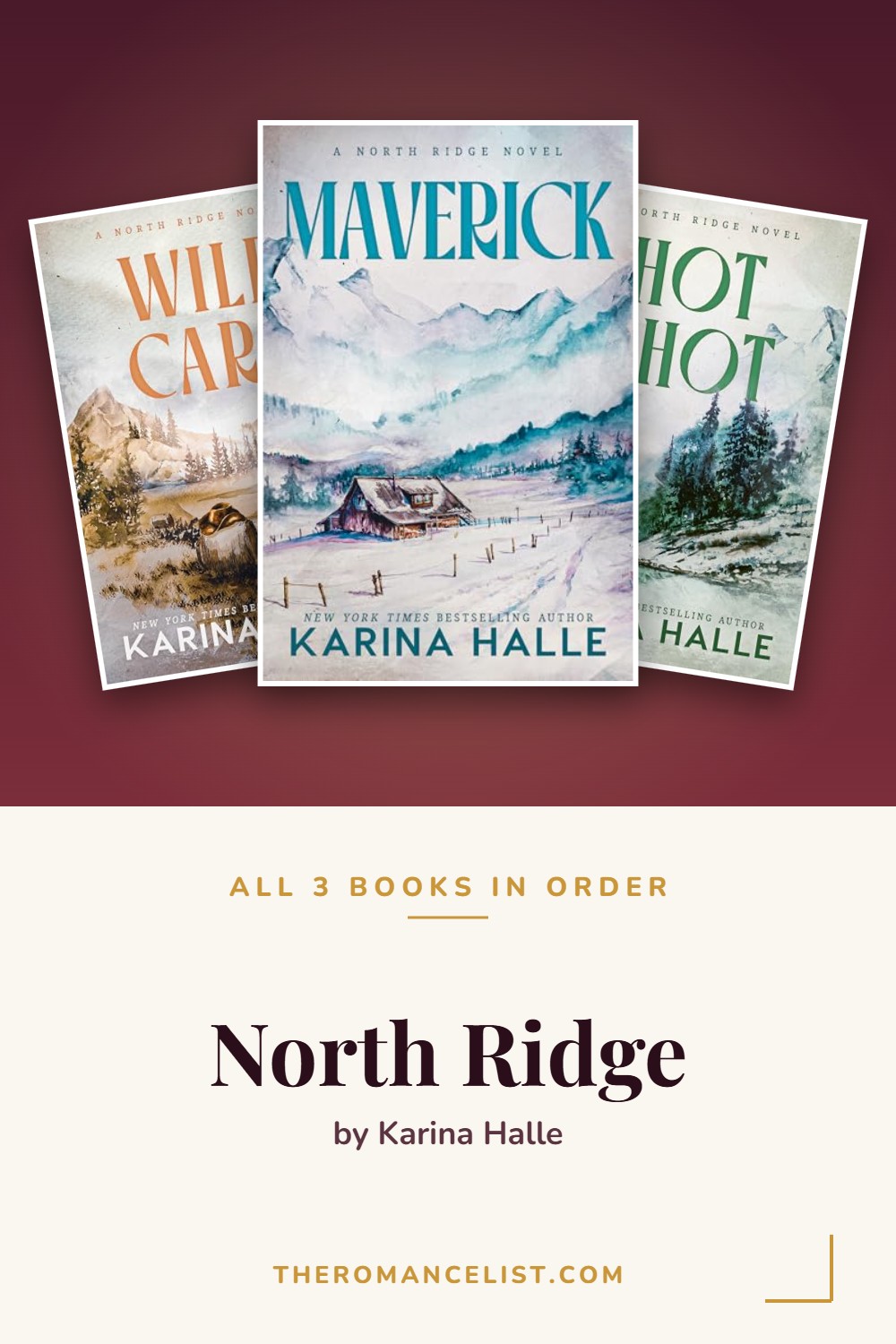 North Ridge by Karina Halle — books in order