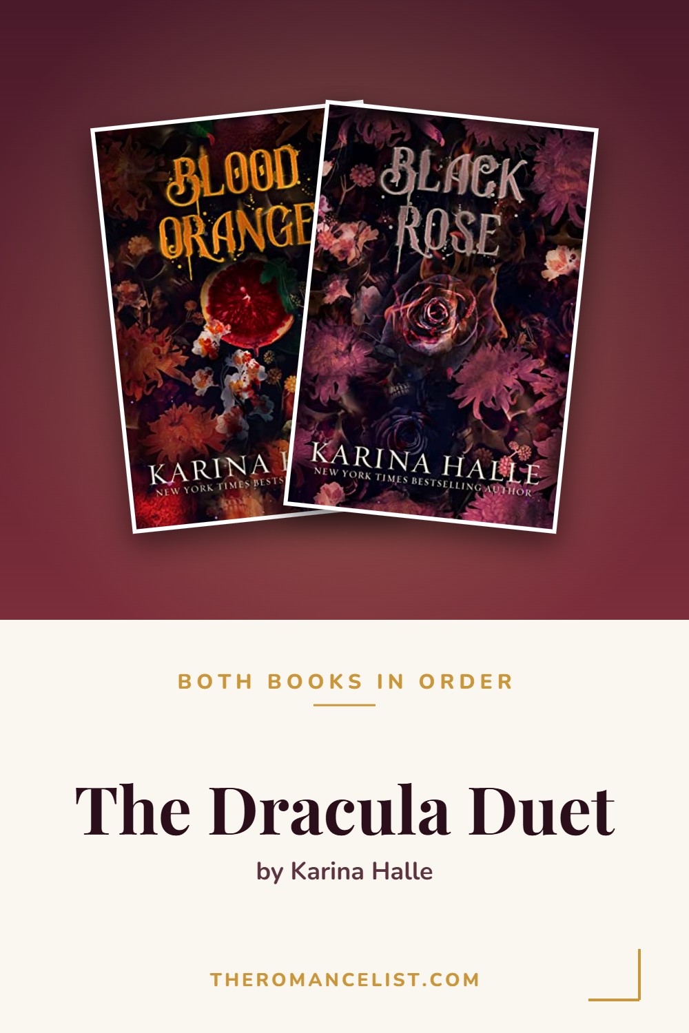 The Dracula Duet by Karina Halle — books in order