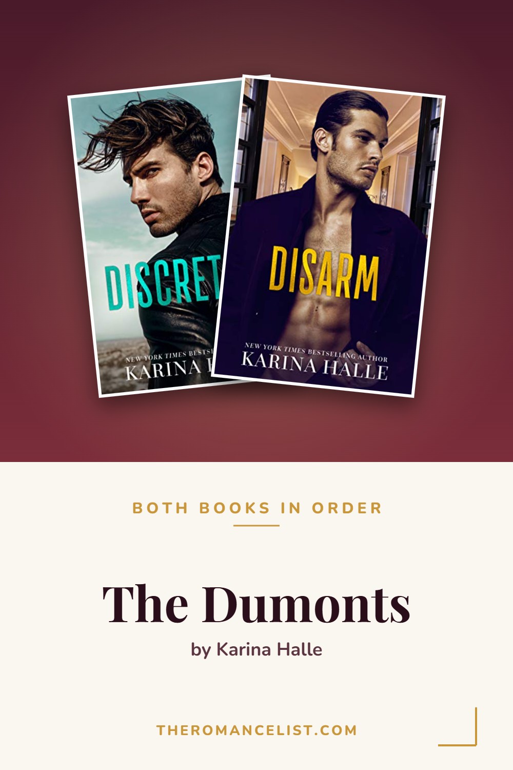 The Dumonts by Karina Halle — books in order