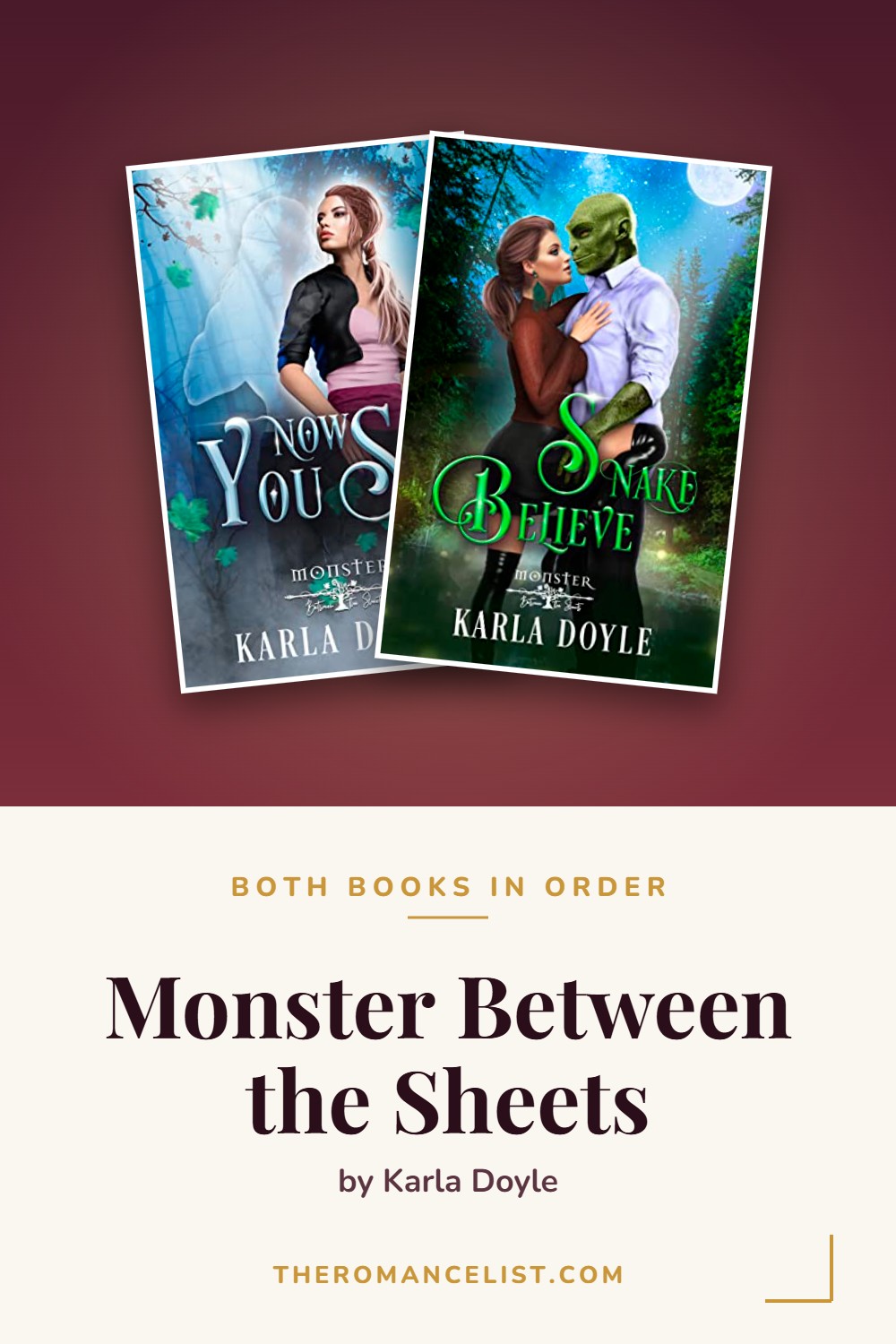 Monster Between the Sheets by Karla Doyle — books in order