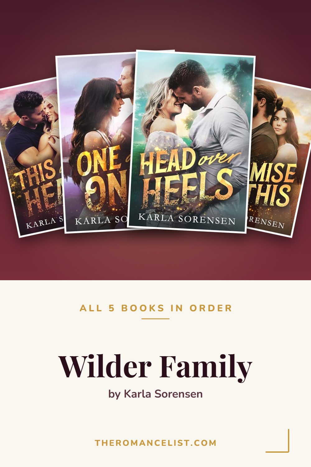 Wilder Family by Karla Sorensen — books in order