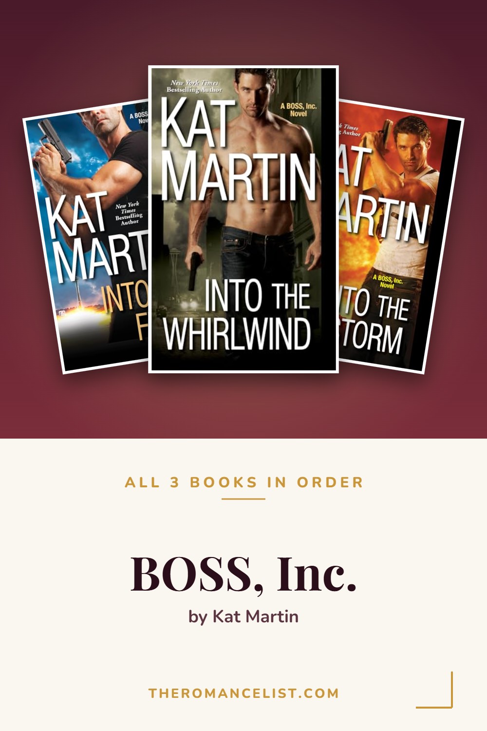 BOSS, Inc. by Kat Martin — books in order