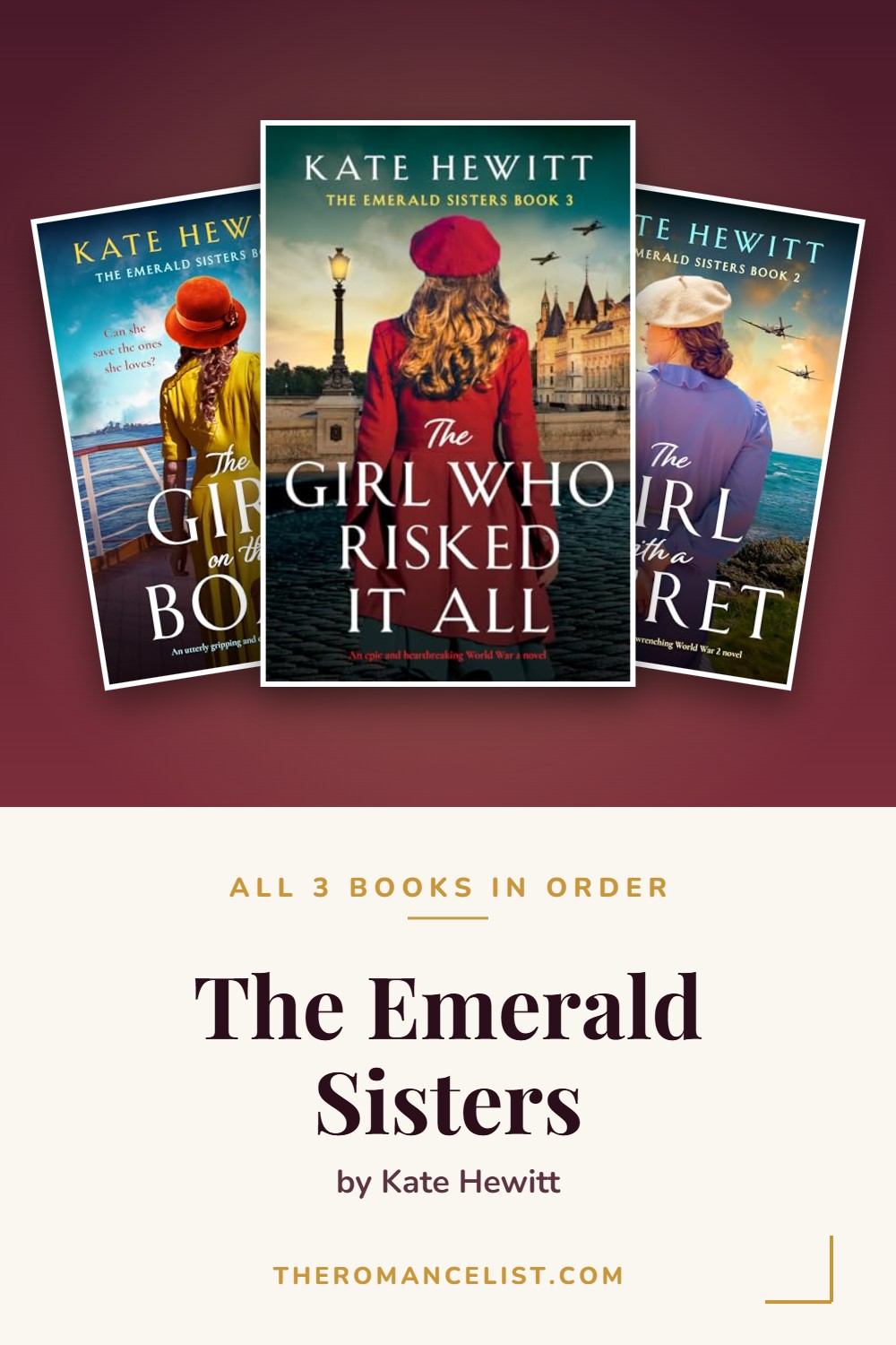 The Emerald Sisters by Kate Hewitt — books in order