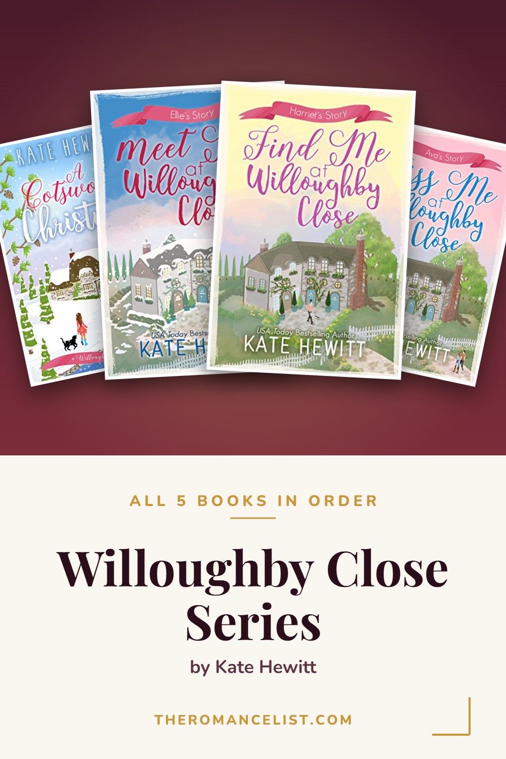 Willoughby Close Series by Kate Hewitt — books in order