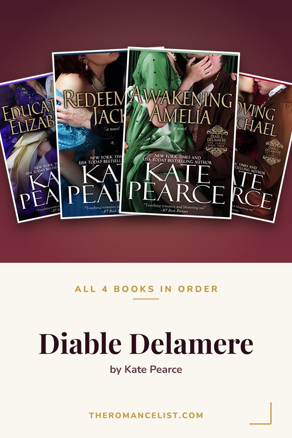 Diable Delamere by Kate Pearce — books in order