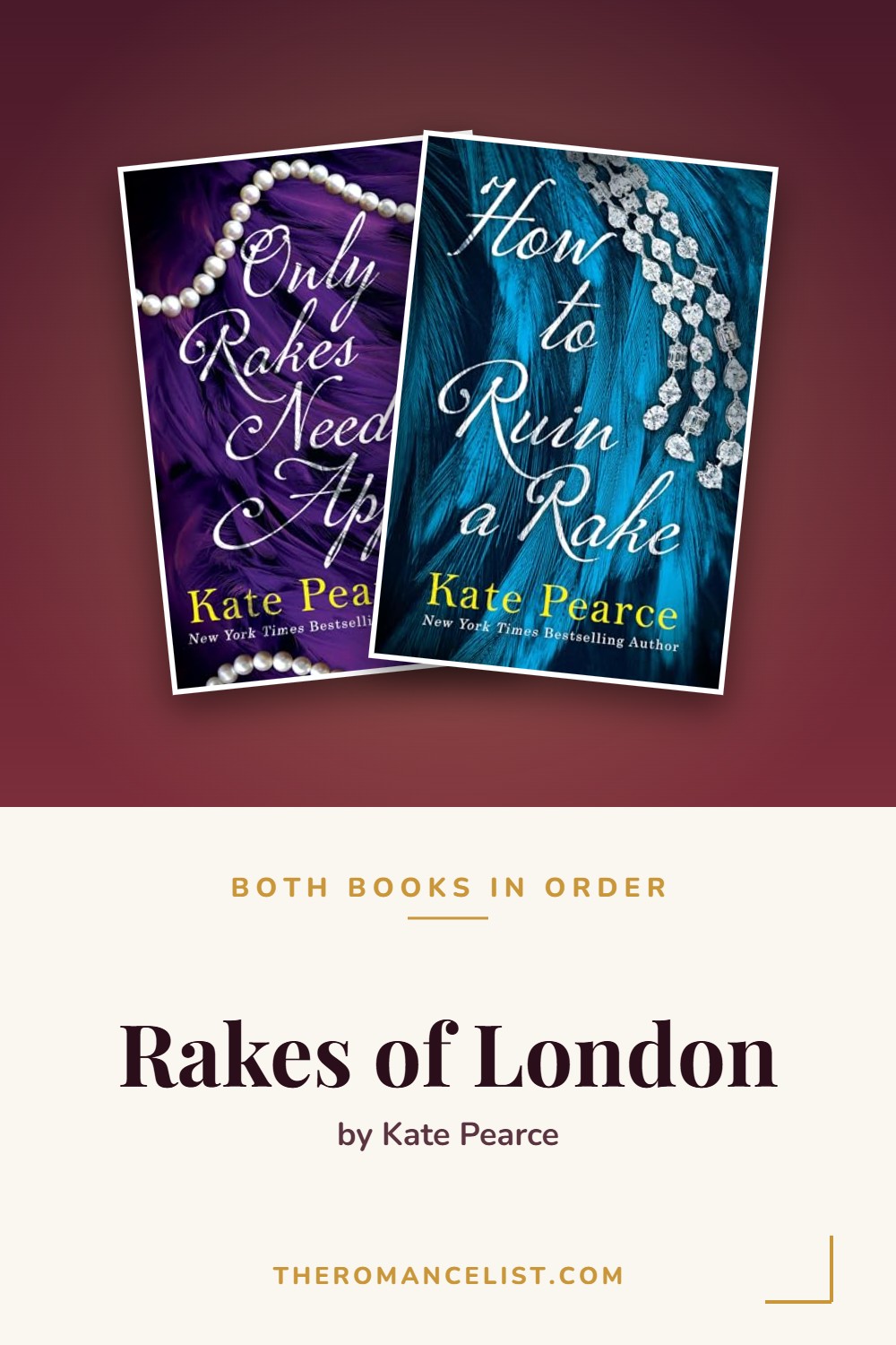 Rakes of London by Kate Pearce — books in order