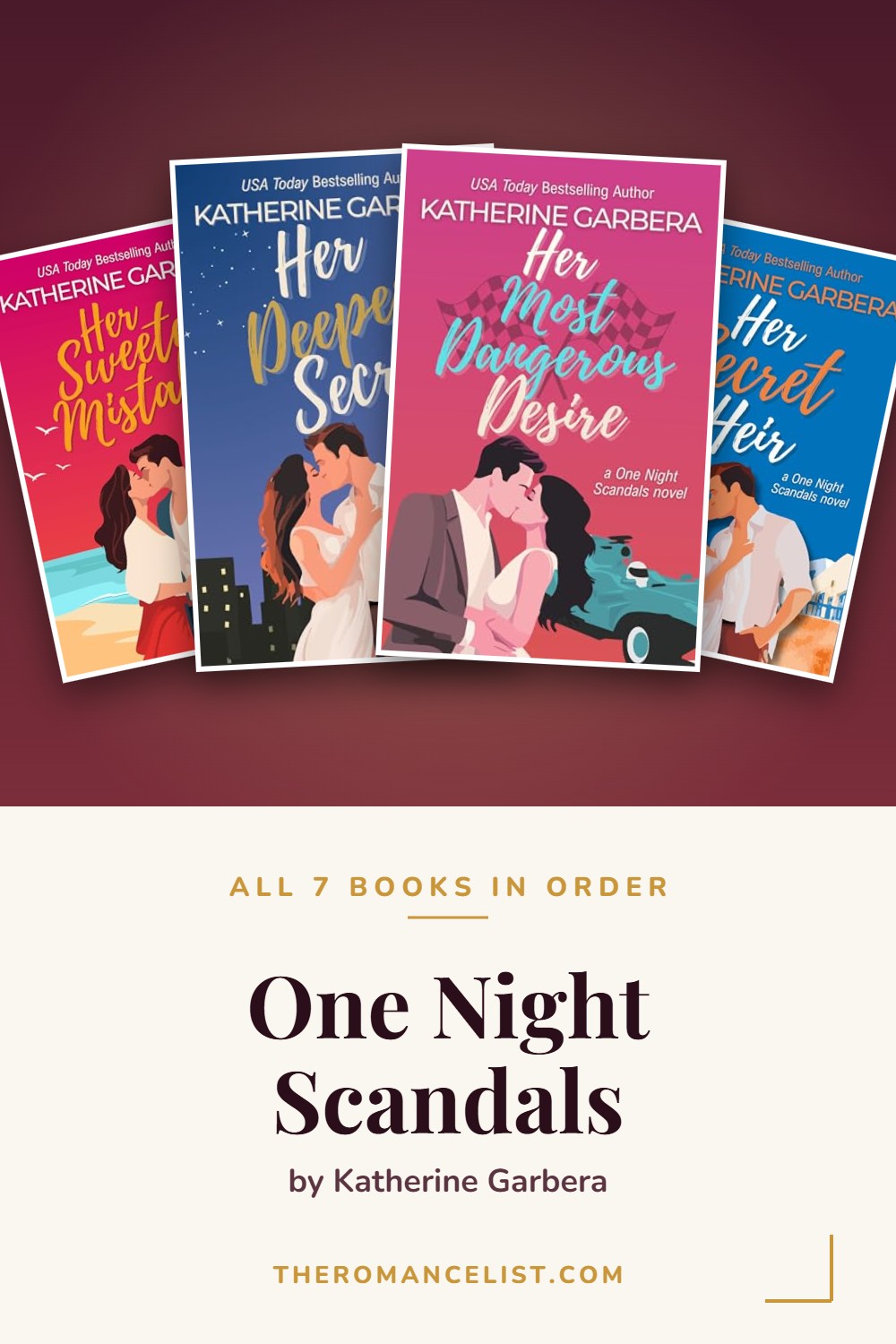 One Night Scandals by Katherine Garbera — books in order