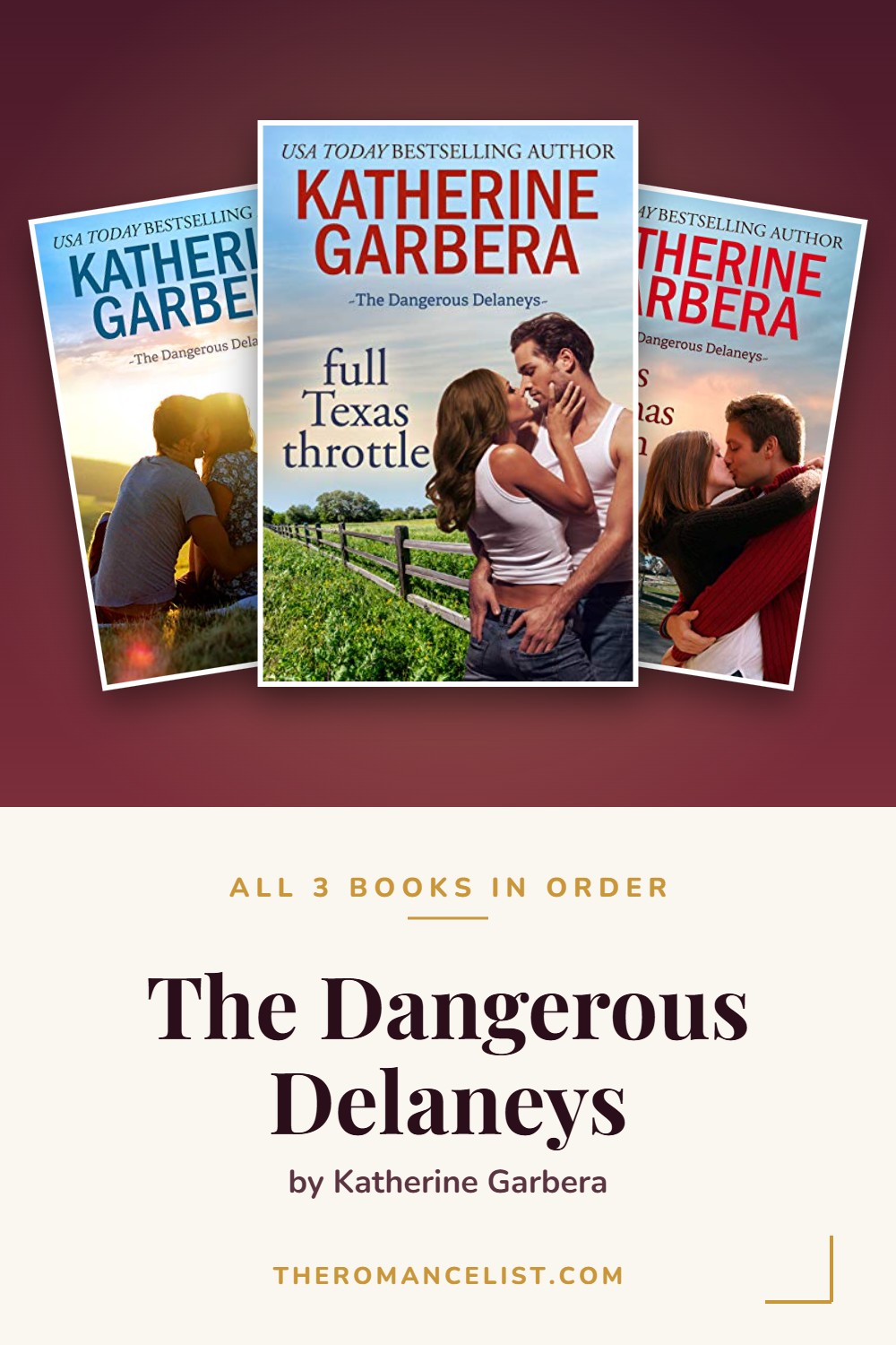 The Dangerous Delaneys by Katherine Garbera — books in order
