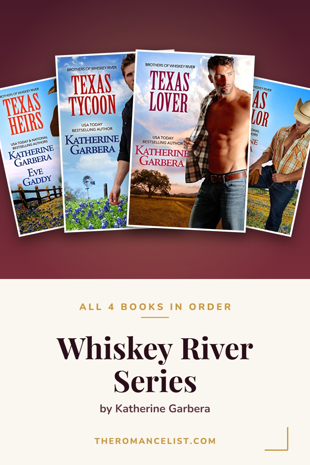 Whiskey River Series by Katherine Garbera — books in order