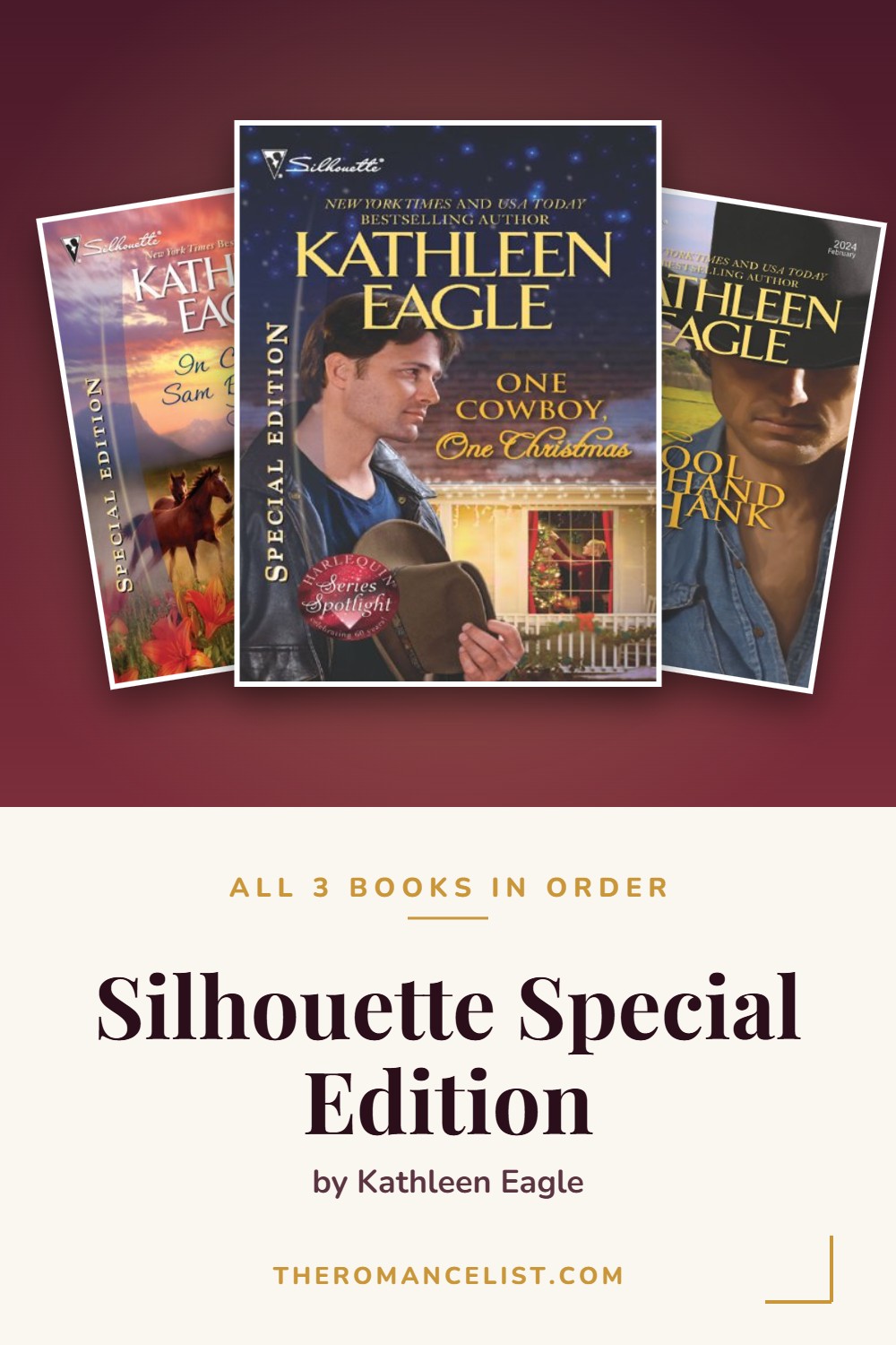 Silhouette Special Edition by Kathleen Eagle — books in order