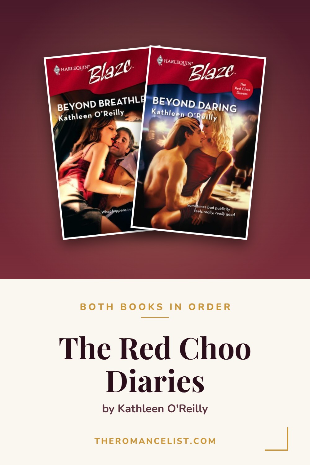 The Red Choo Diaries by Kathleen O'Reilly — books in order
