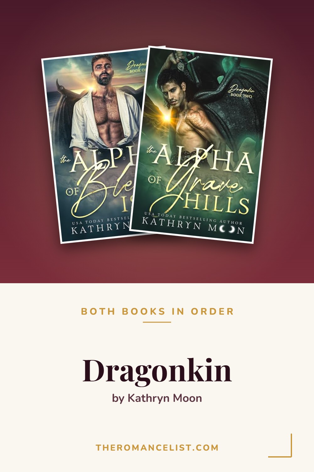 Dragonkin by Kathryn Moon — books in order