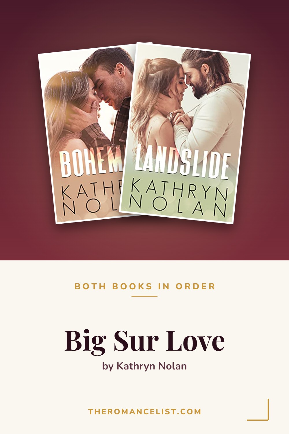 Big Sur Love by Kathryn Nolan — books in order