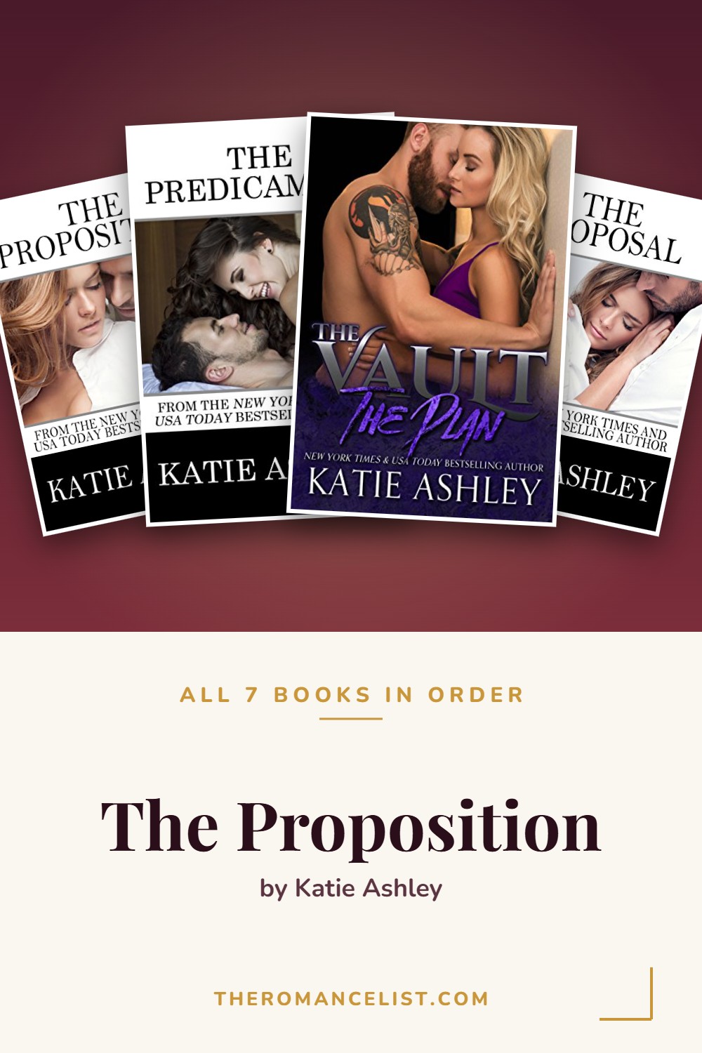 The Proposition by Katie Ashley — books in order
