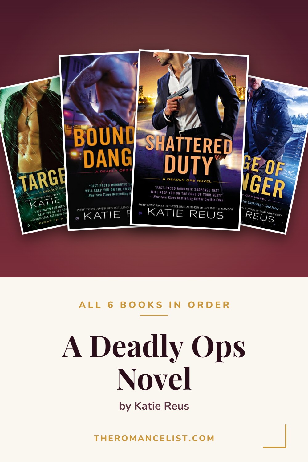 A Deadly Ops Novel by Katie Reus — books in order