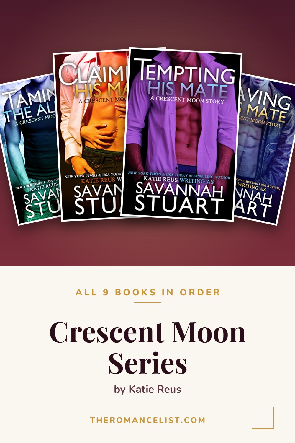 Crescent Moon Series by Katie Reus — books in order