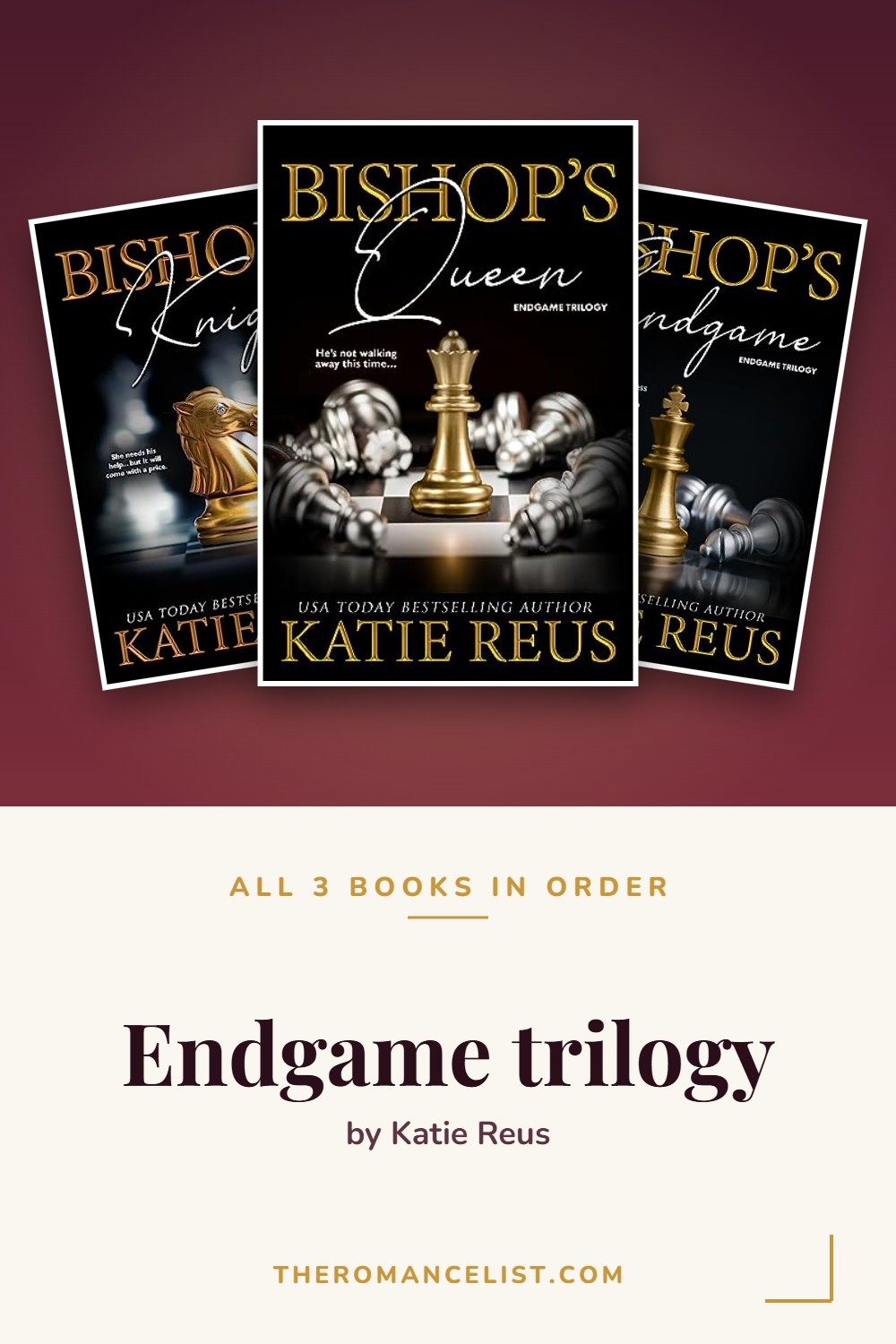 Endgame trilogy by Katie Reus — books in order