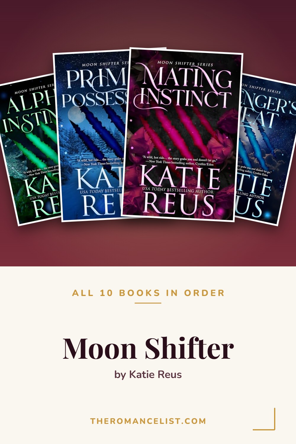 Moon Shifter by Katie Reus — books in order