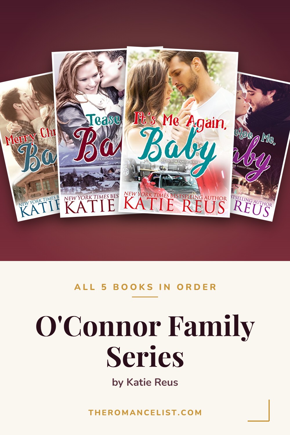 O'Connor Family Series by Katie Reus — books in order