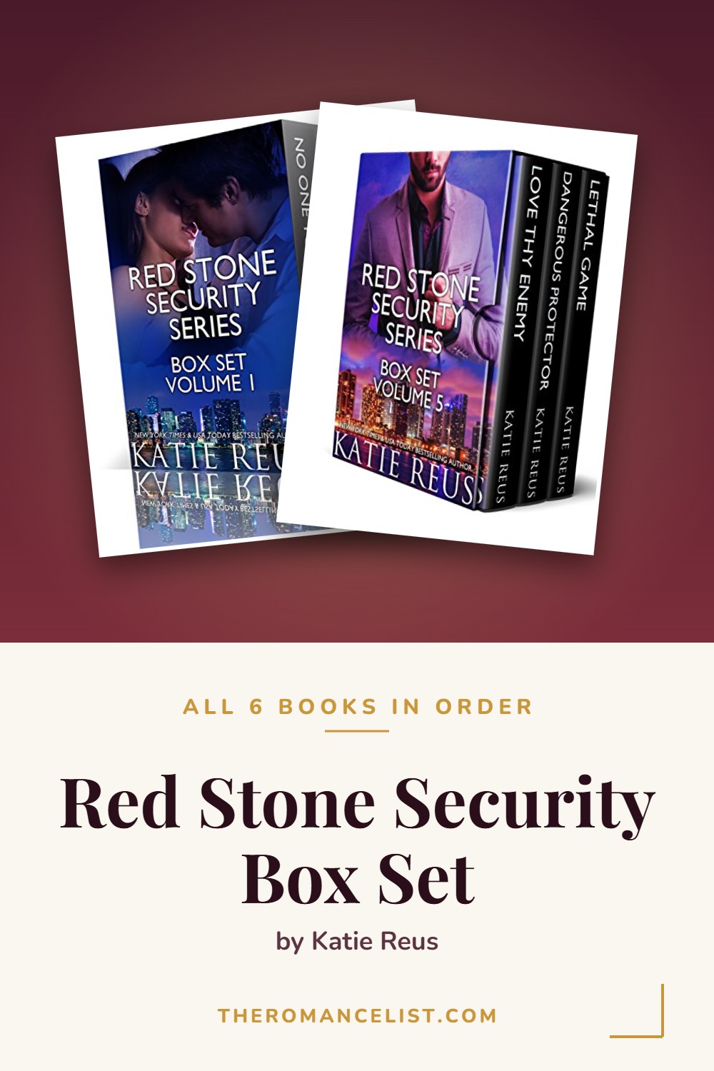 Red Stone Security Box Set by Katie Reus — books in order