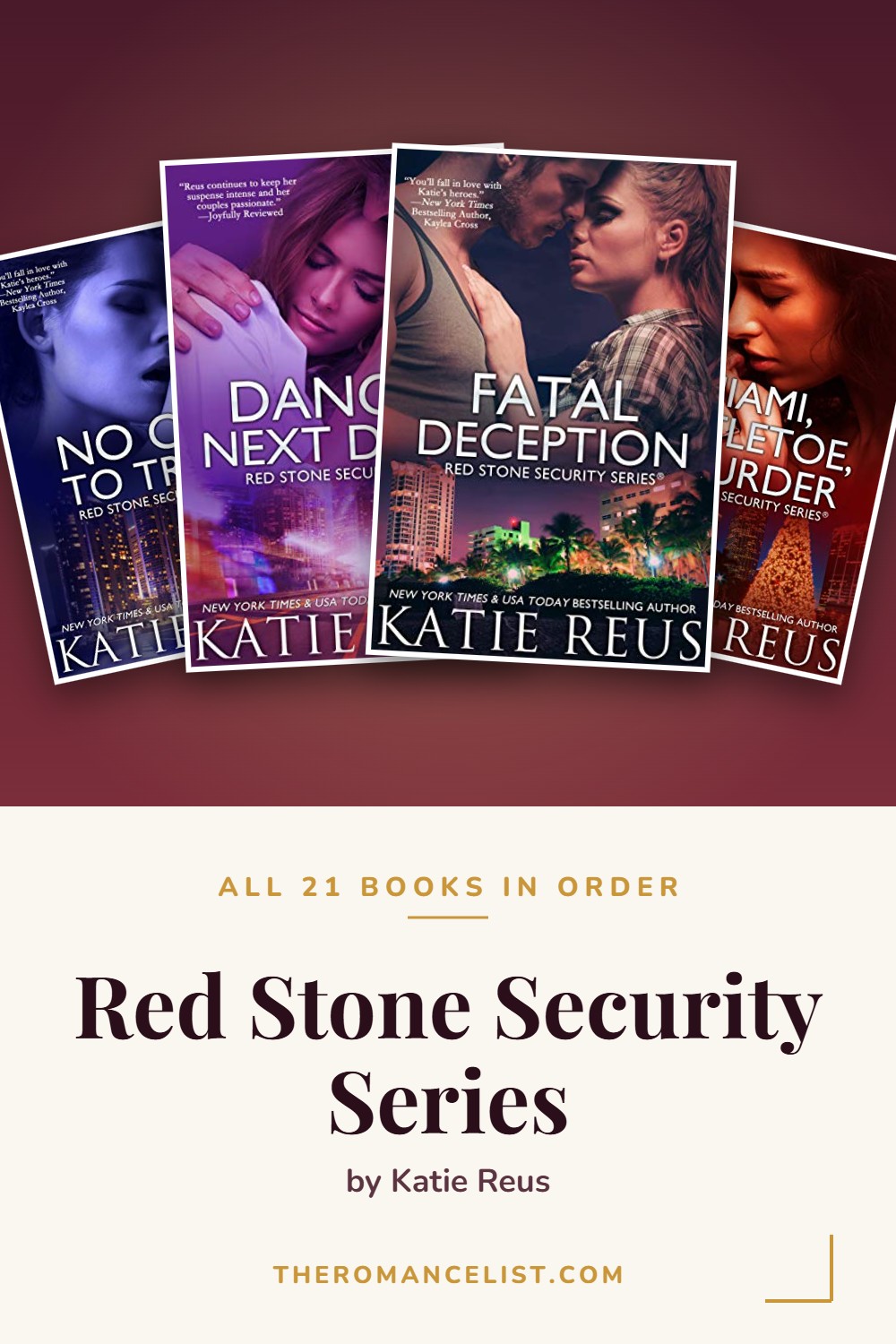 Red Stone Security Series by Katie Reus — books in order