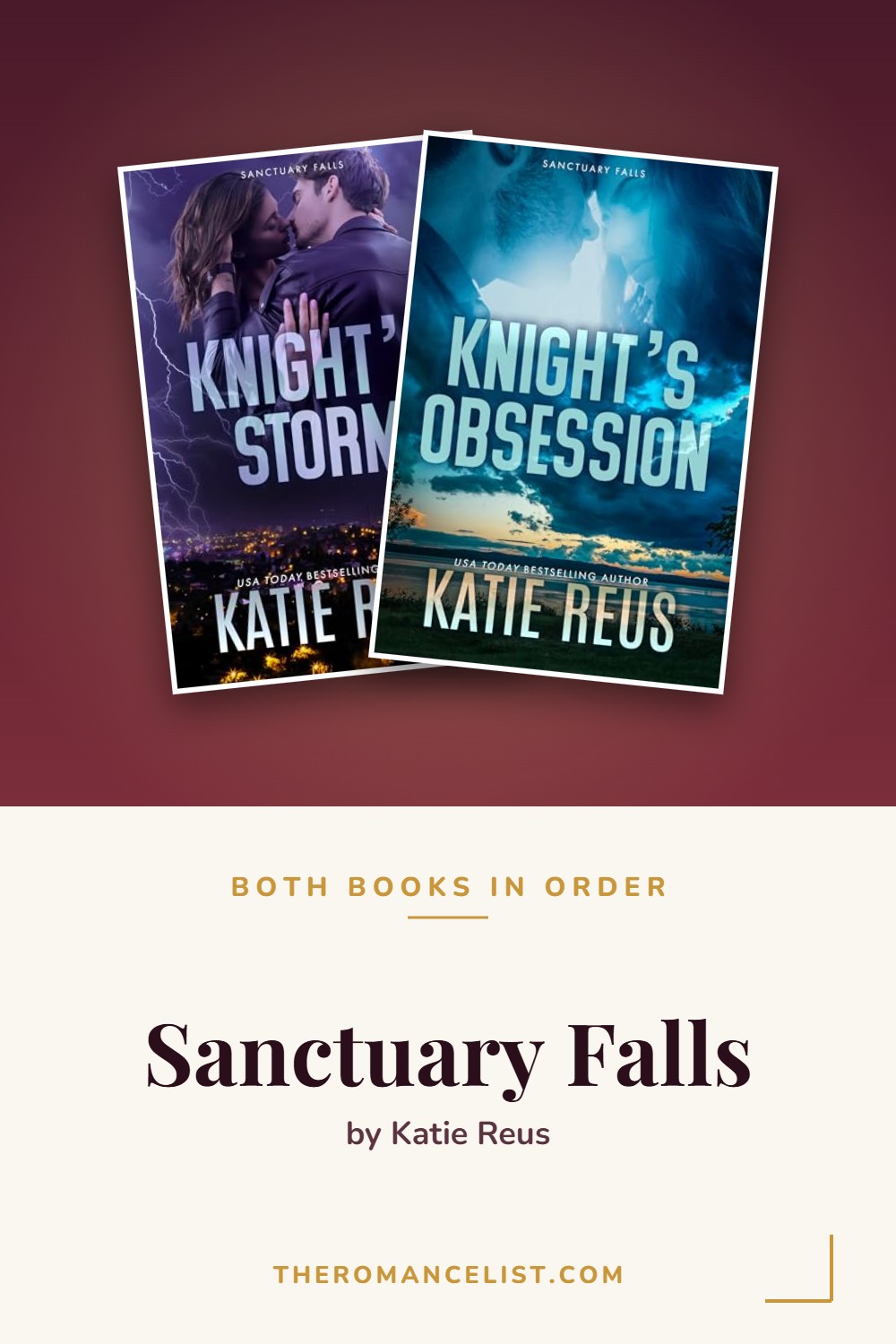 Sanctuary Falls by Katie Reus — books in order