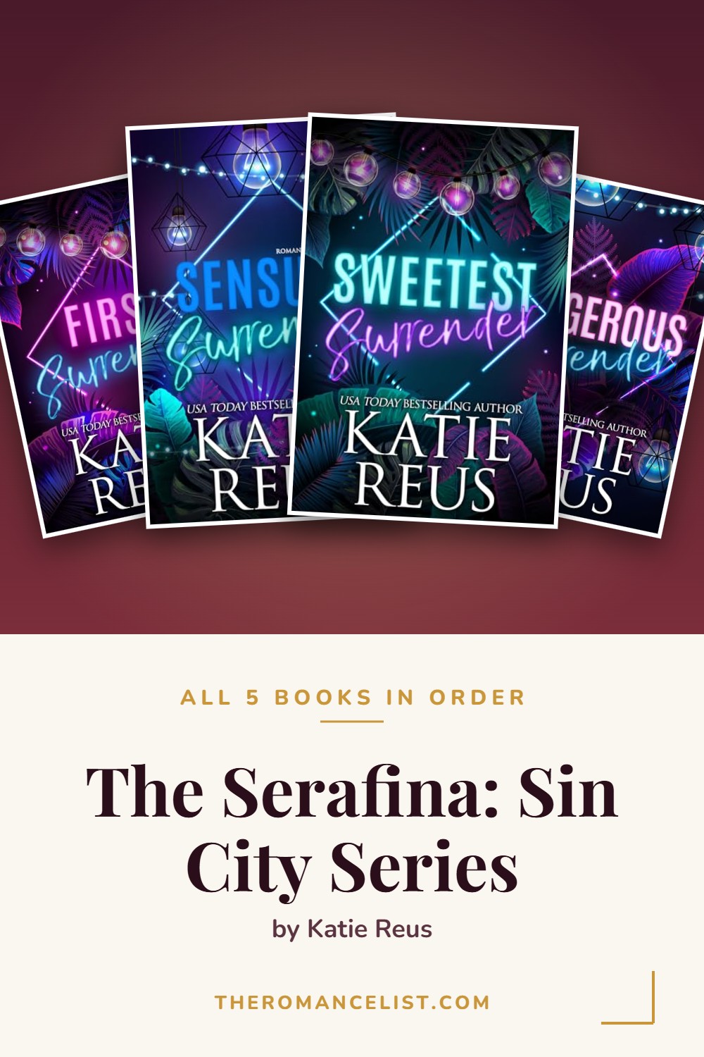 The Serafina: Sin City Series by Katie Reus — books in order