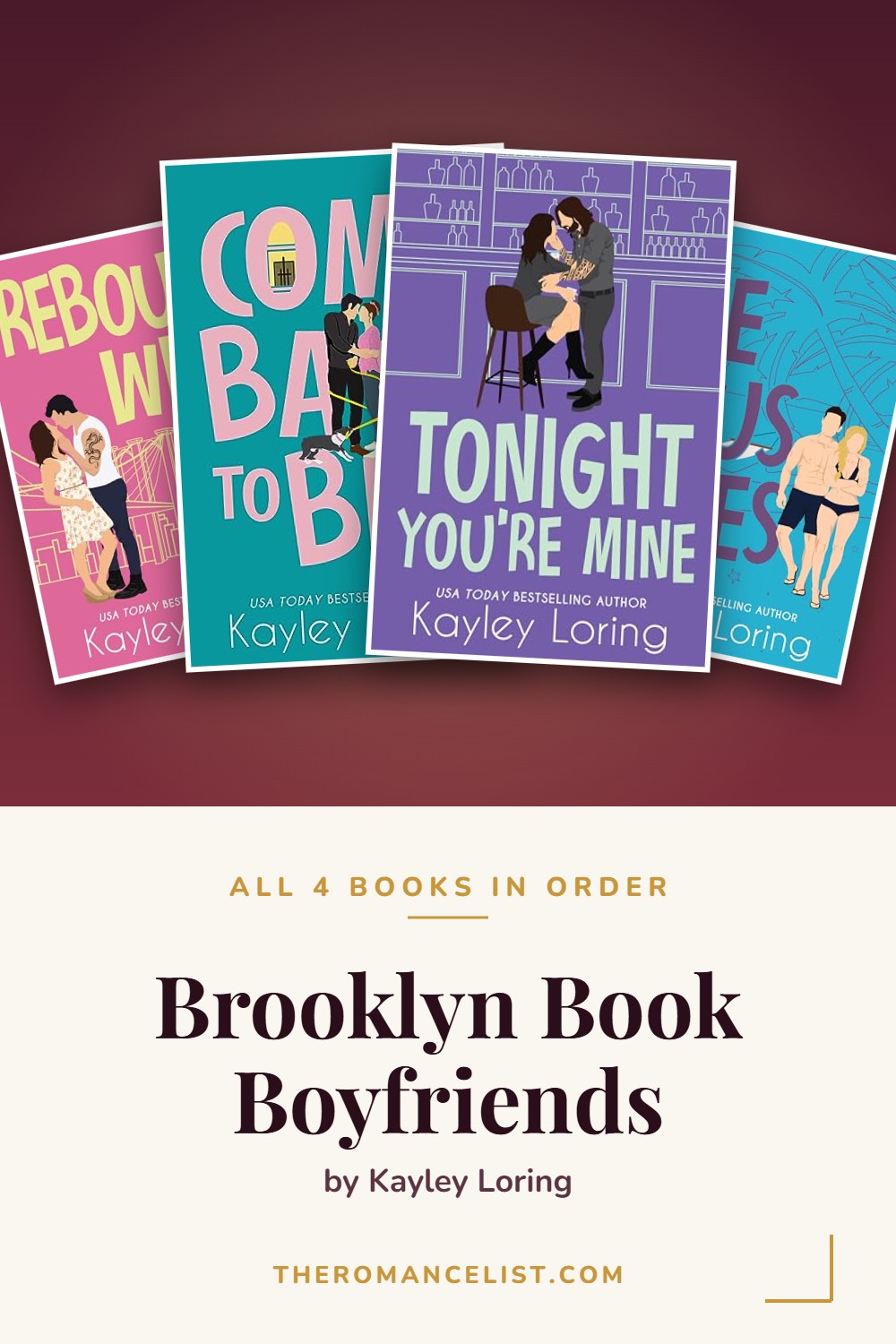 Brooklyn Book Boyfriends by Kayley Loring — books in order